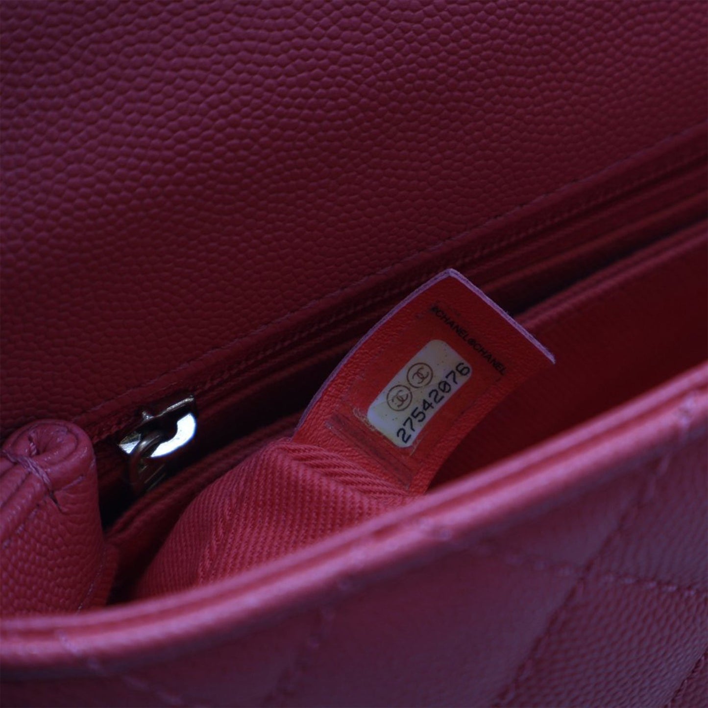 Chanel Mini Caviar Coco Top Handle Bag
