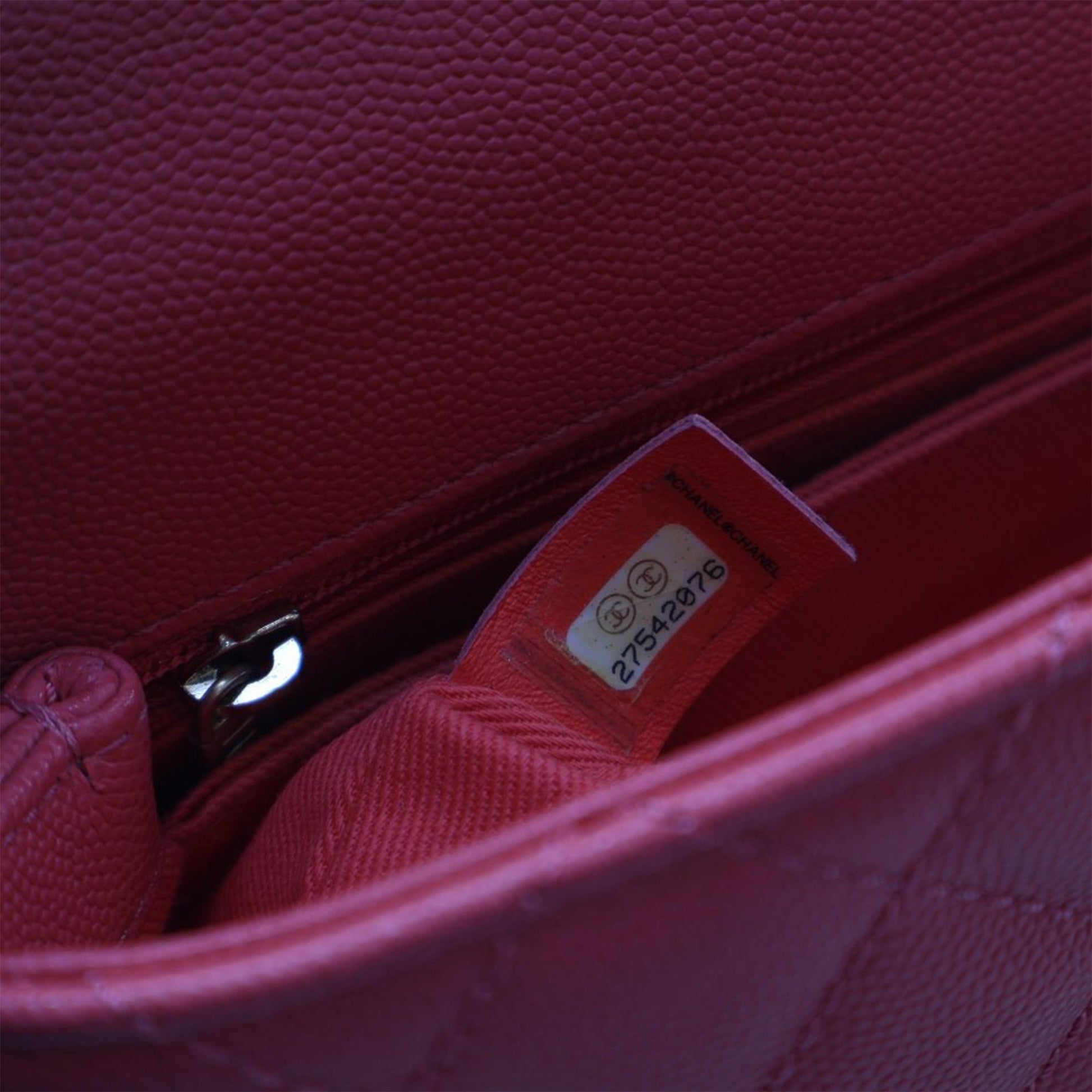 Chanel Mini Caviar Coco Top Handle Bag