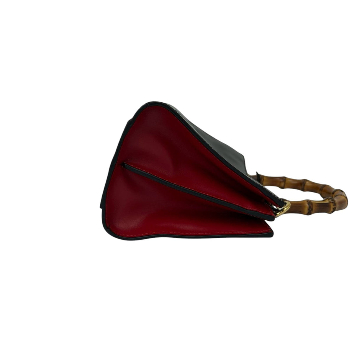 Gucci Mini Nappa Bamboo Web Nymphaea Top Handle Bag