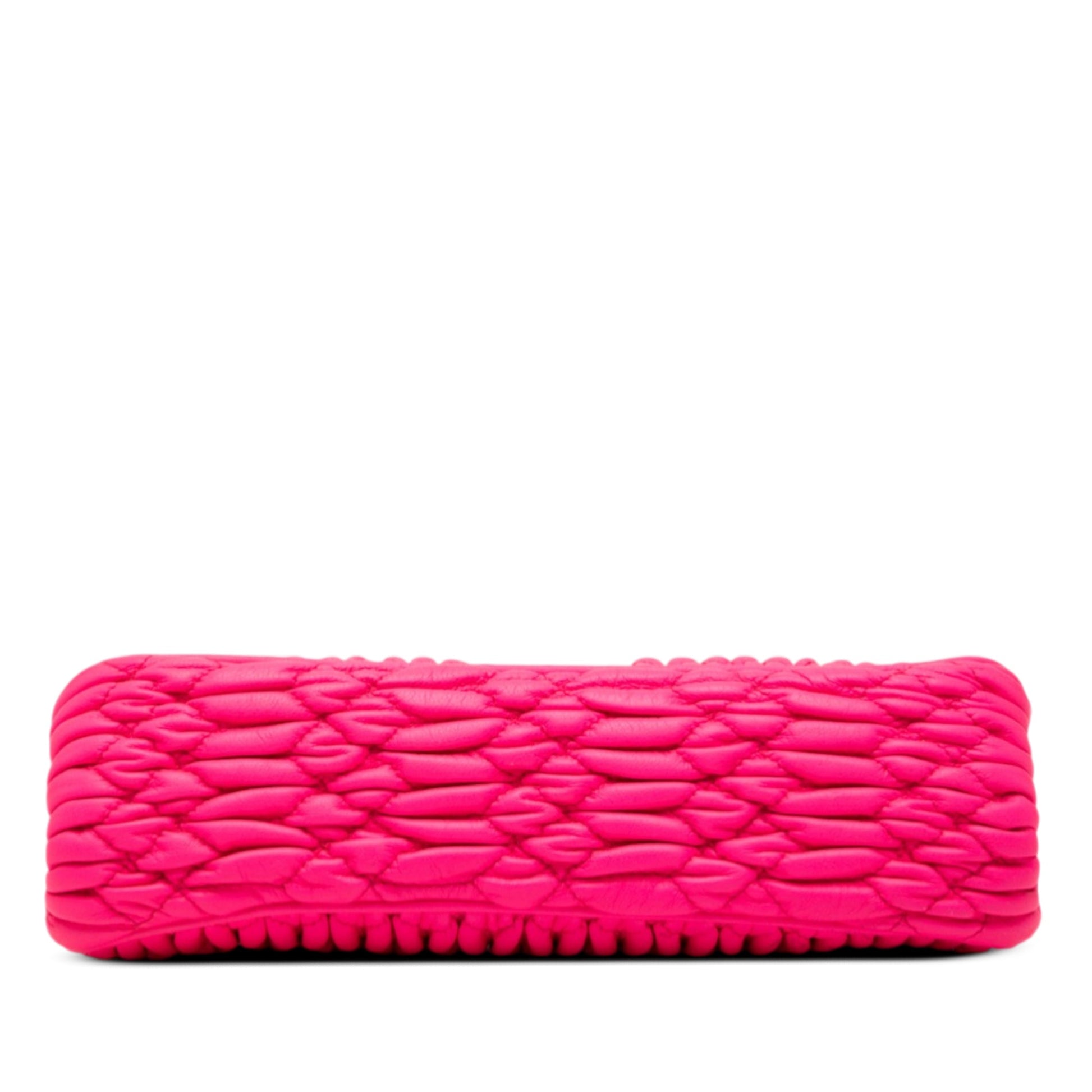 Matelasse Nappa Kiss Lock Frame Clutch