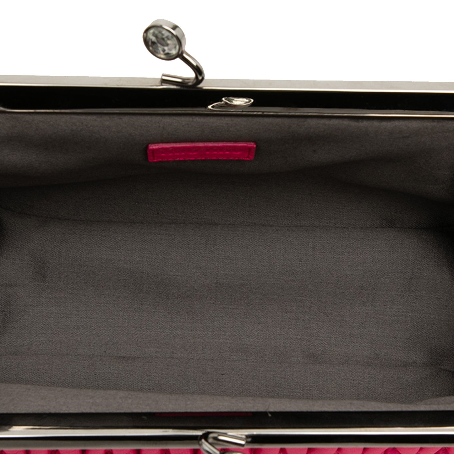 Matelasse Nappa Kiss Lock Frame Clutch