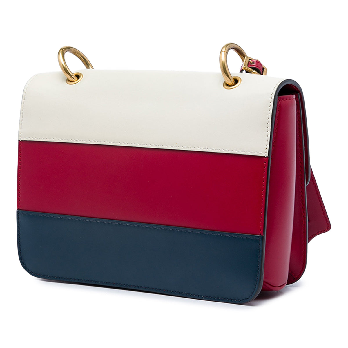 Gucci Medium Calfskin Queen Margaret Flap Shoulder Bag — Red