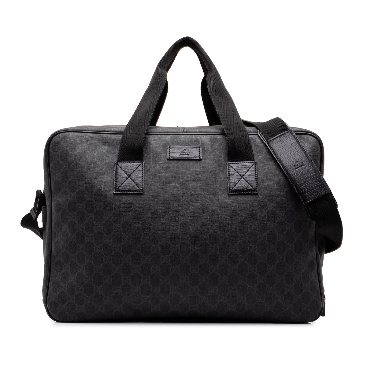 Gucci GG Supreme Travel Bag — Black