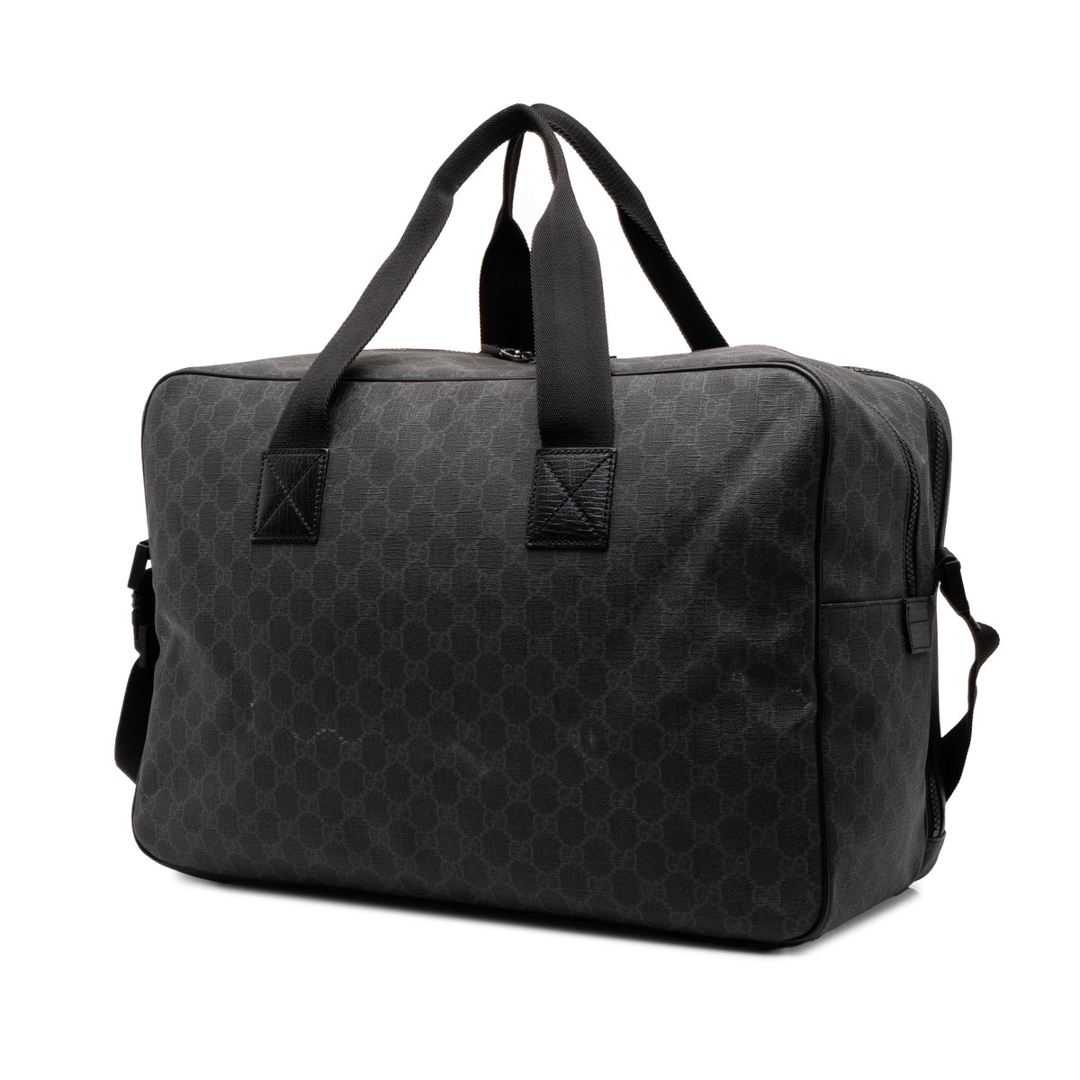 Gucci GG Supreme Travel Bag — Black