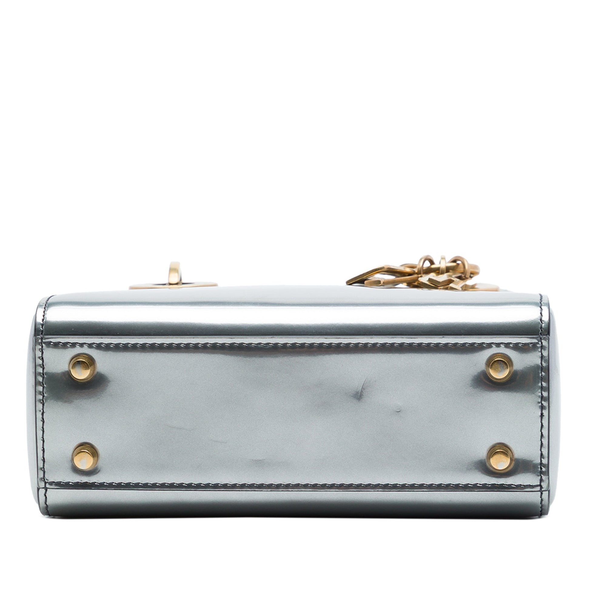 Dior Mini Metallic Patent Lady Dior