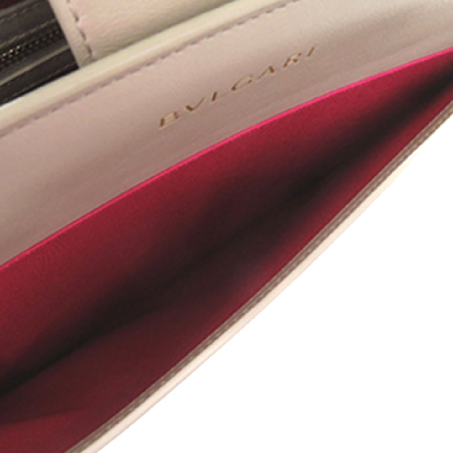 Bvlgari Embossed Leather Logo Infinitum Tote