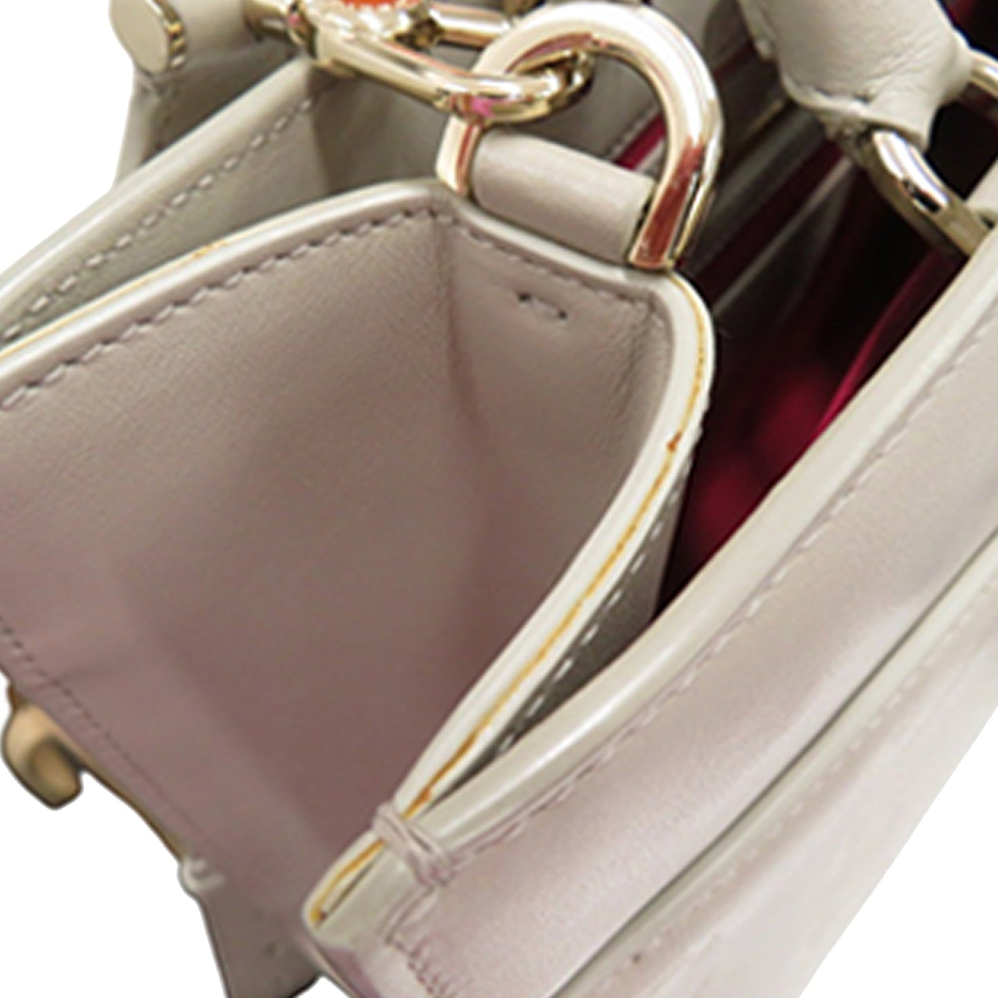 Bvlgari Embossed Leather Logo Infinitum Tote