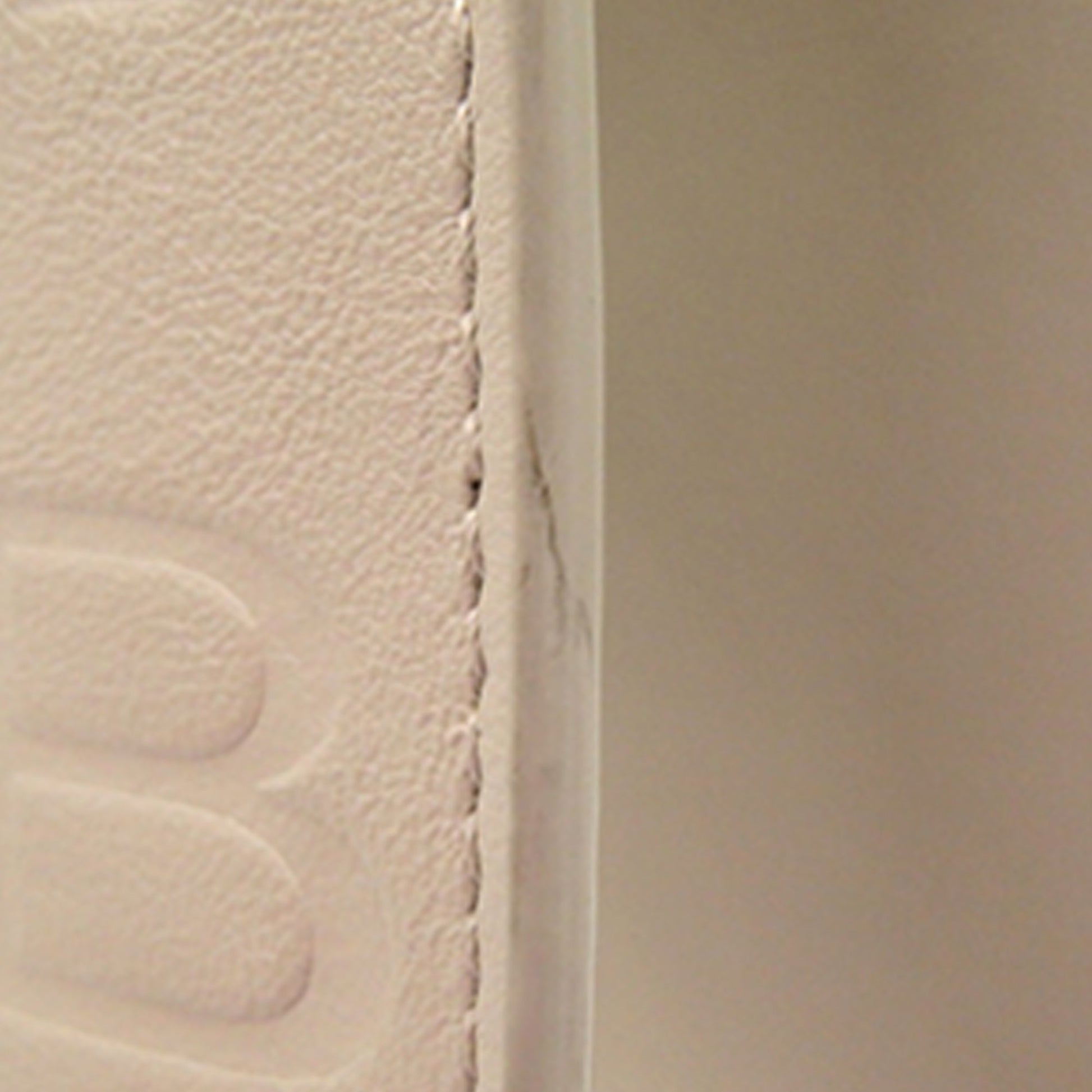 Bvlgari Embossed Leather Logo Infinitum Tote