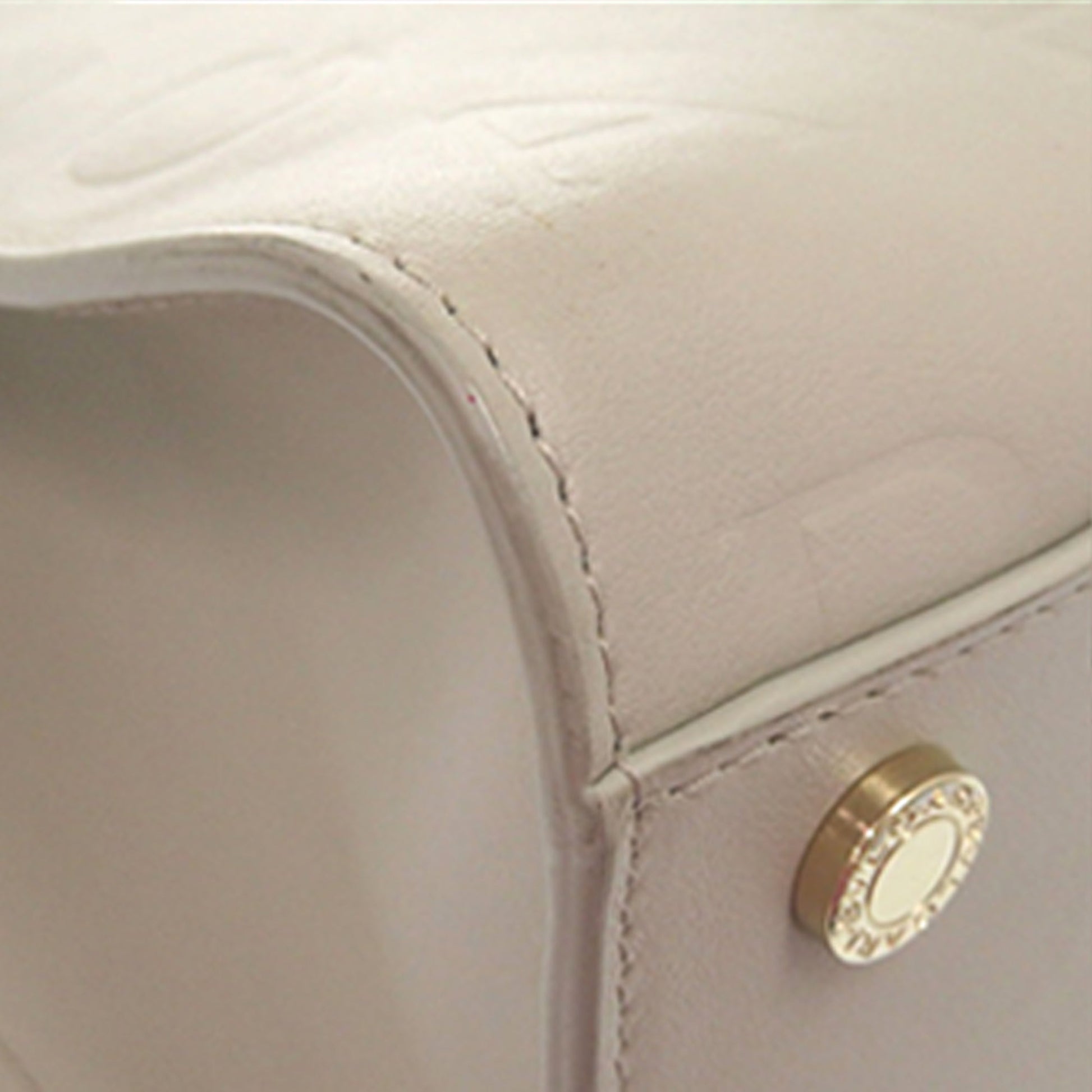 Bvlgari Embossed Leather Logo Infinitum Tote