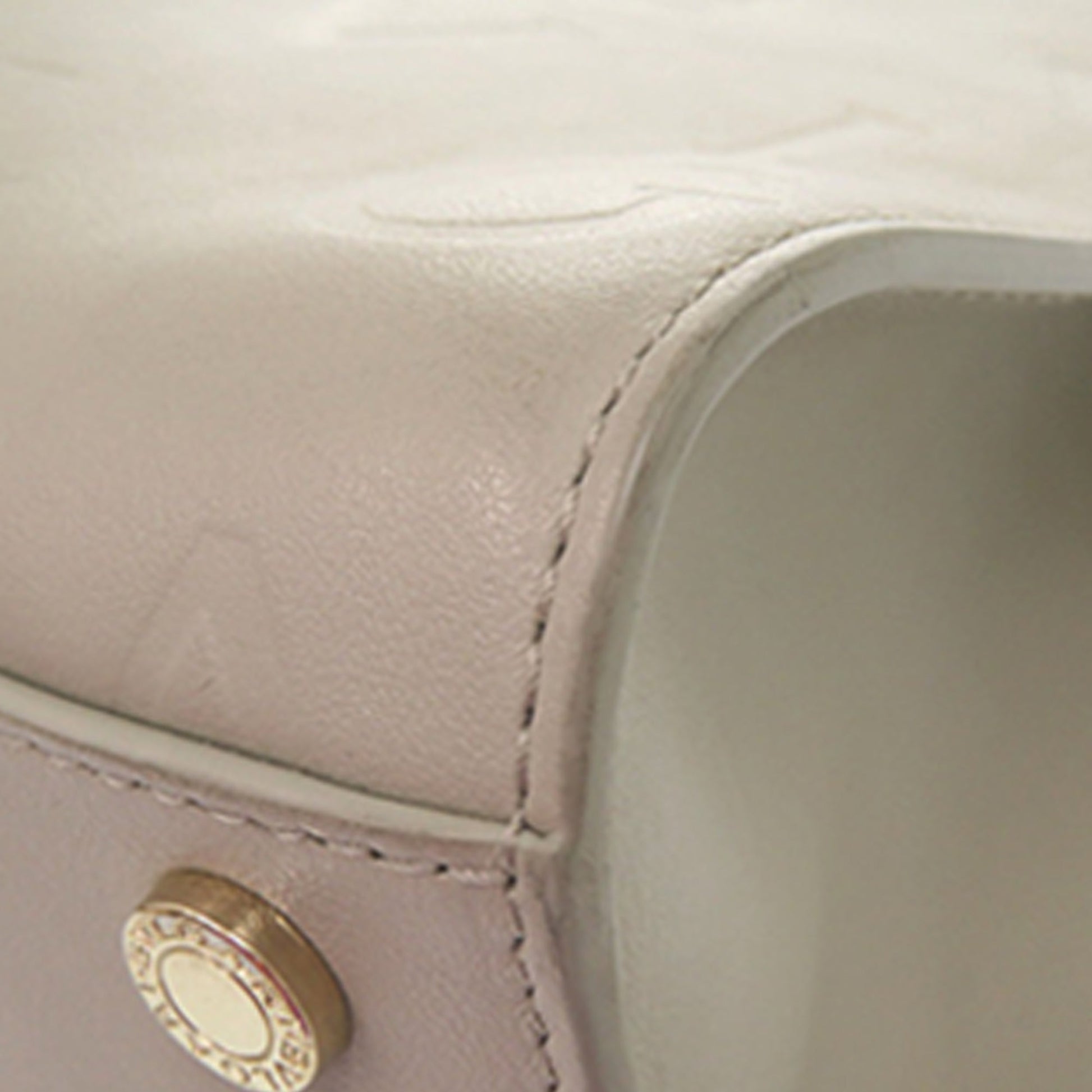 Bvlgari Embossed Leather Logo Infinitum Tote