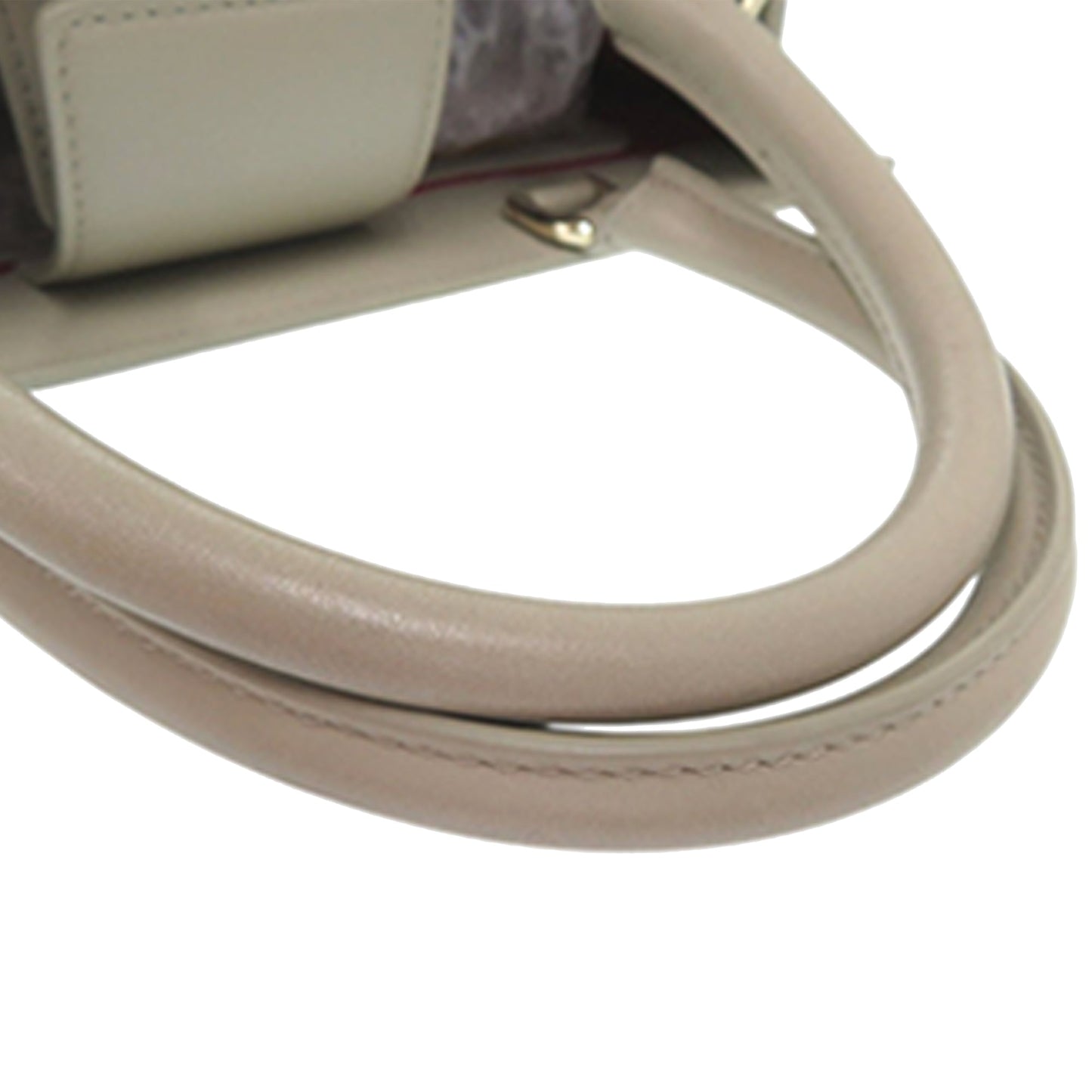 Bvlgari Embossed Leather Logo Infinitum Tote