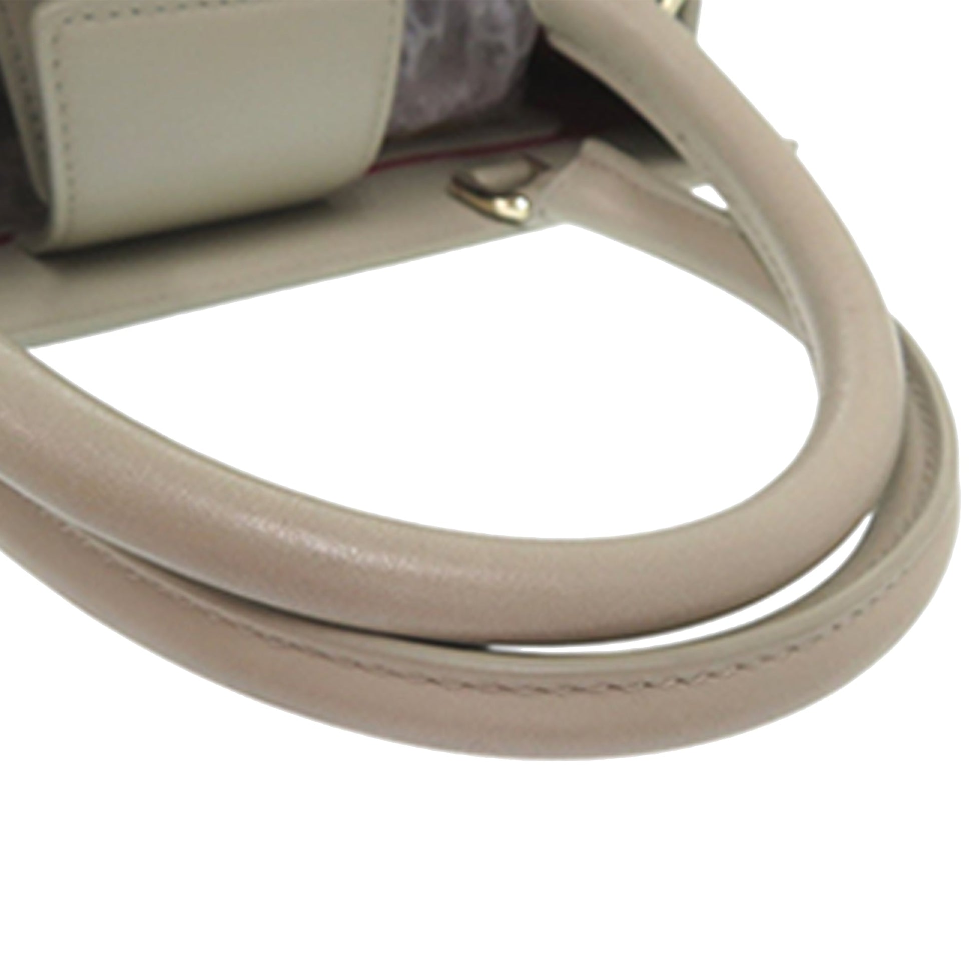 Bvlgari Embossed Leather Logo Infinitum Tote