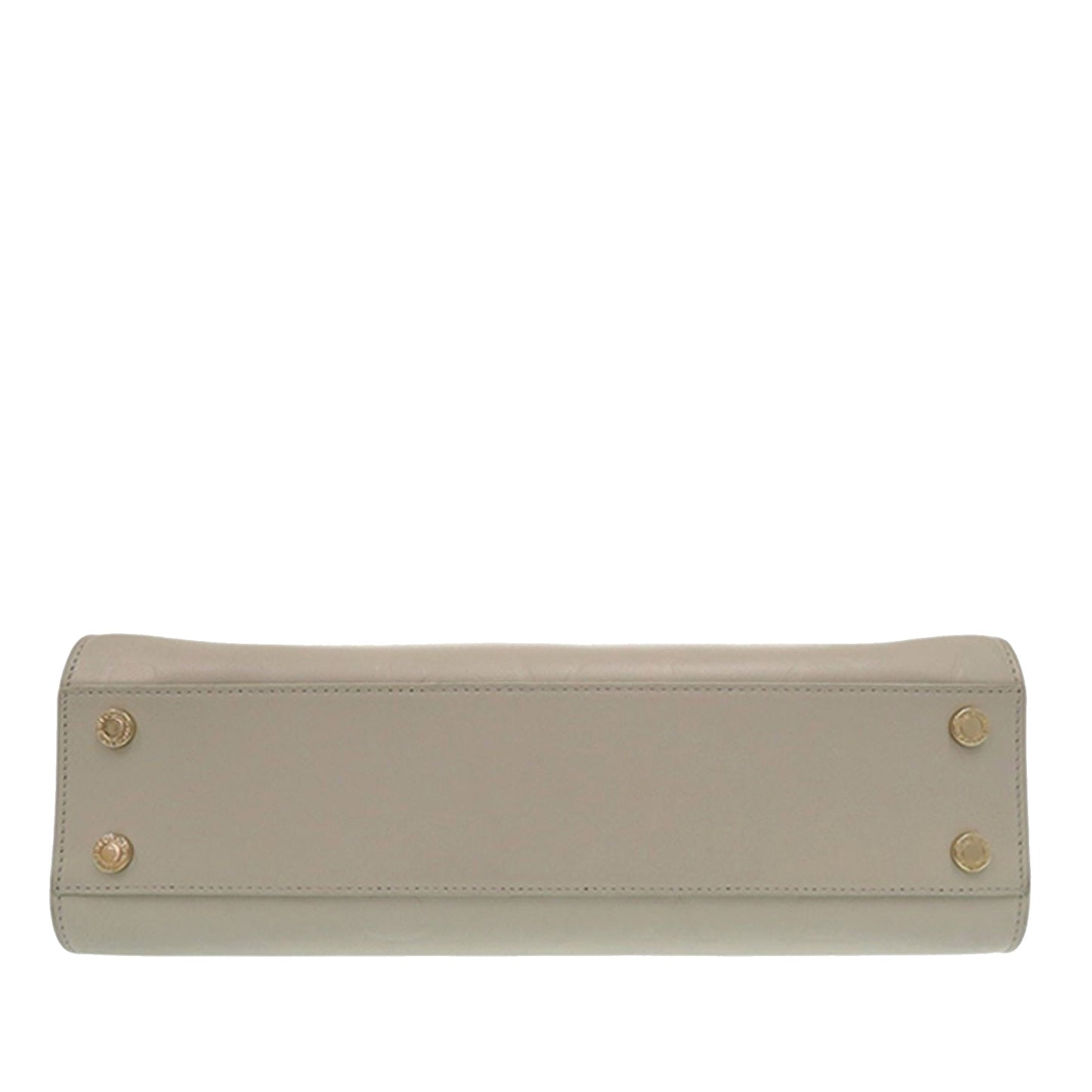 Bvlgari Embossed Leather Logo Infinitum Tote