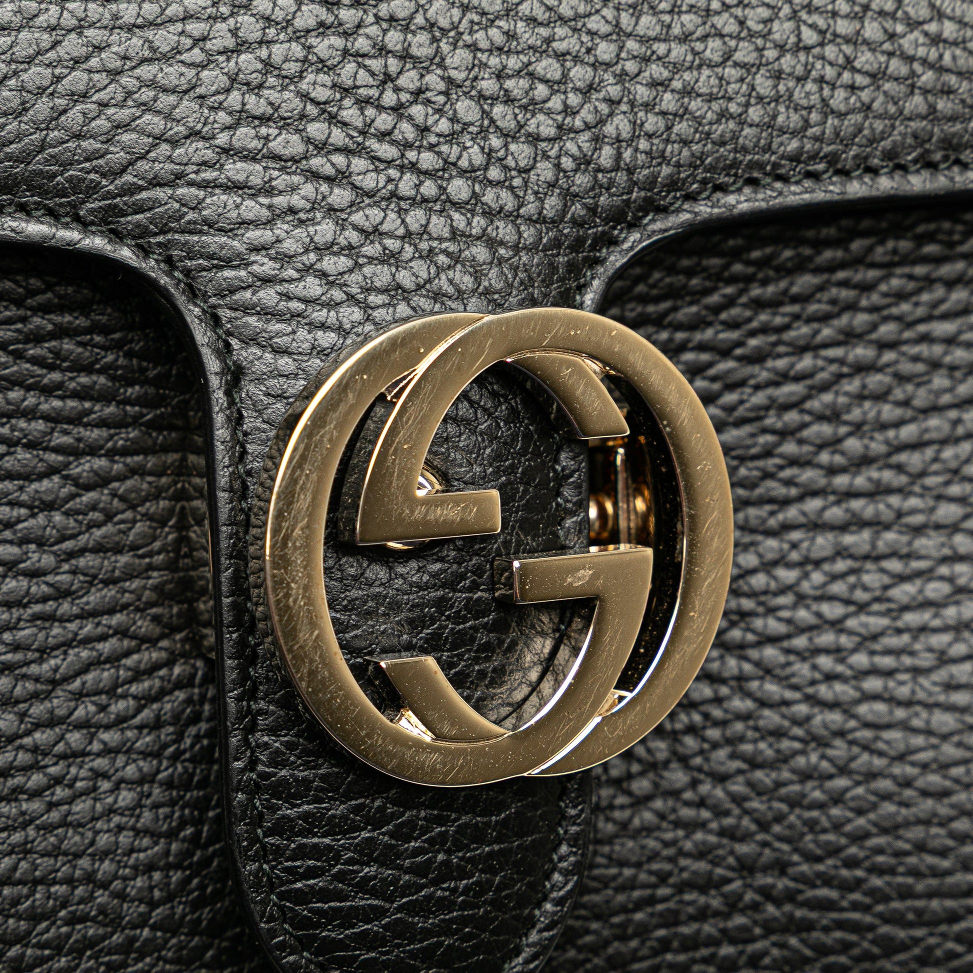Gucci Small Dollar Calfskin Interlocking G Crossbody
