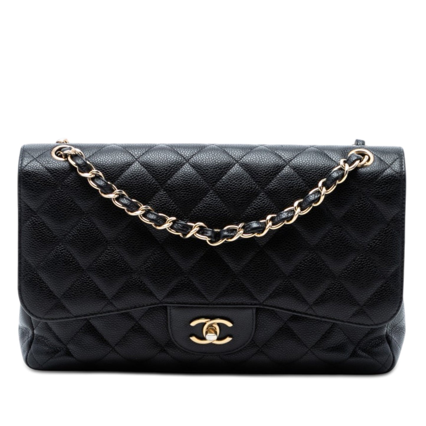 Chanel Jumbo Classic Caviar Double Flap