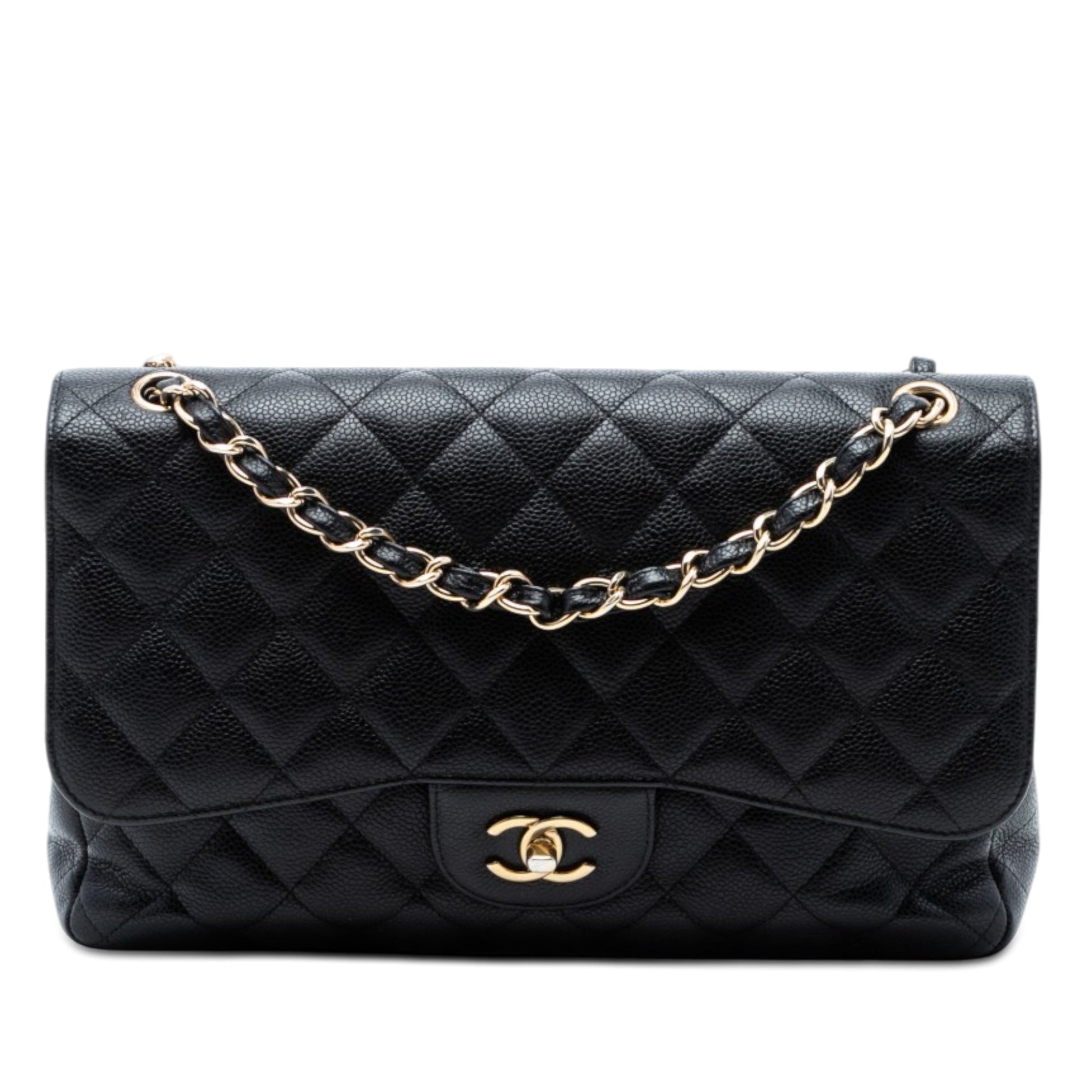 Chanel Jumbo Classic Caviar Double Flap