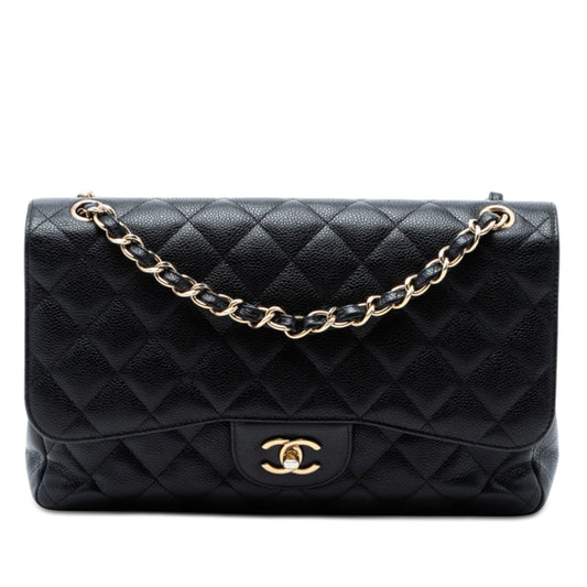 Chanel Jumbo Classic Caviar Double Flap