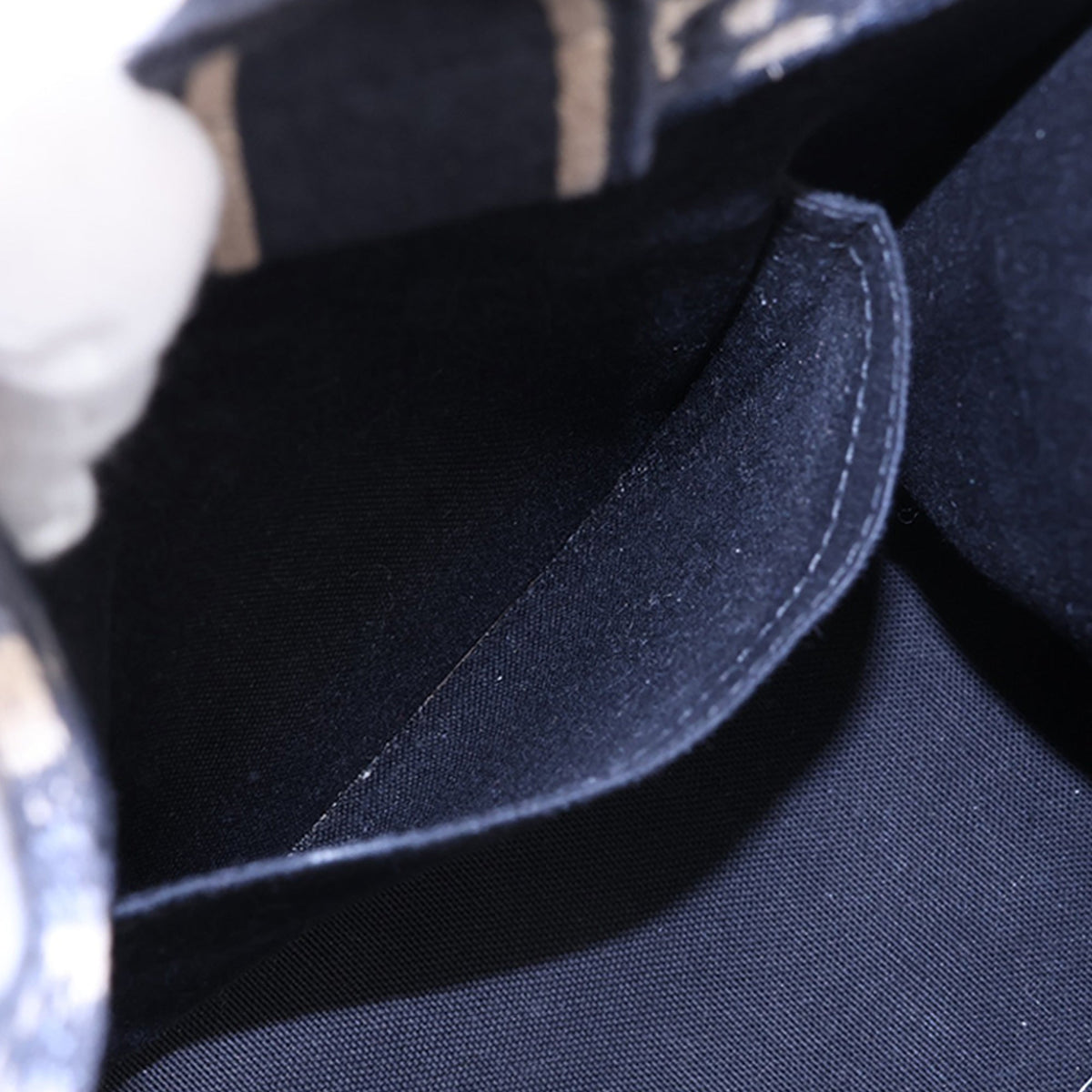 Dior Medium Oblique Canvas Embroidered Book Tote — Blue