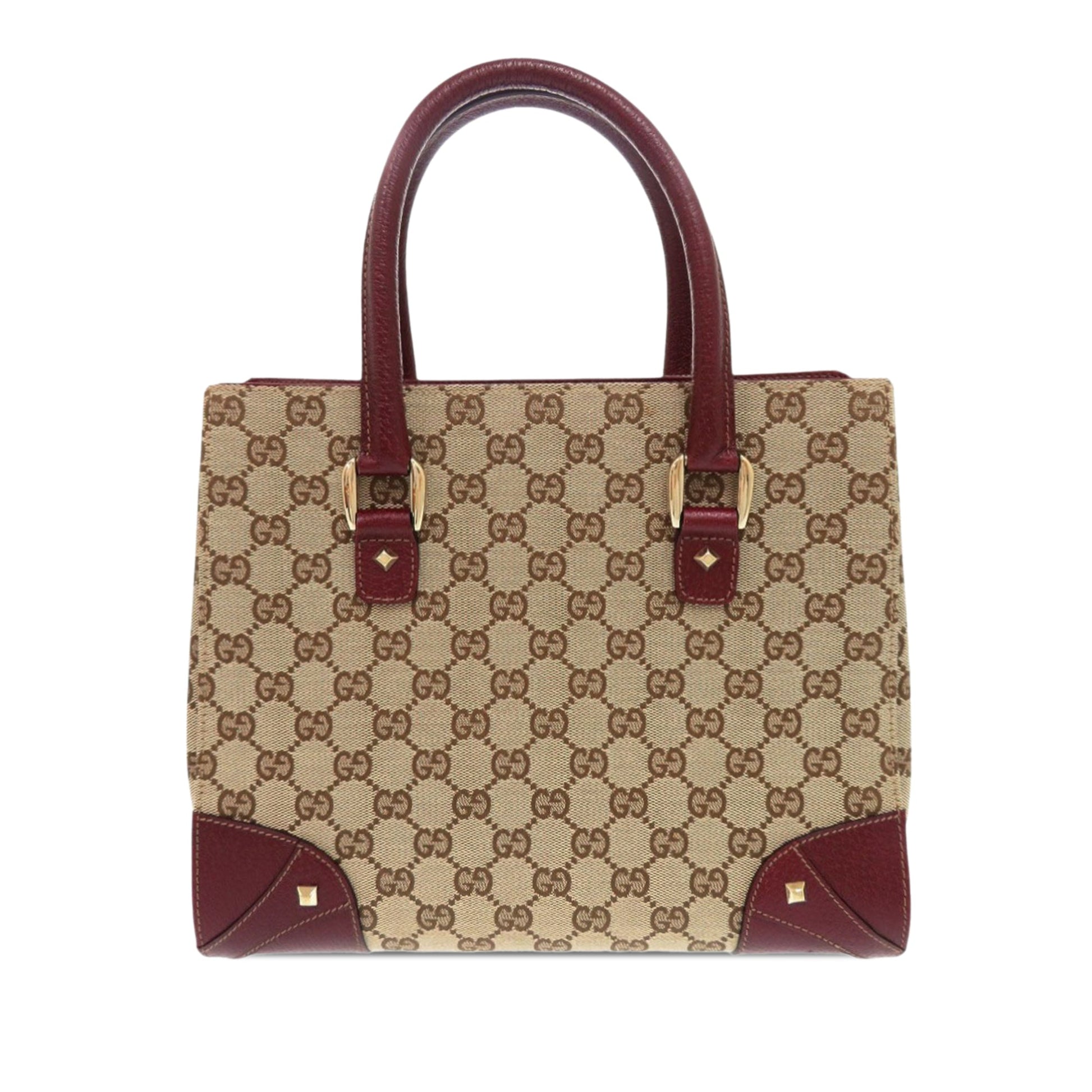GG Canvas Nailhead Handbag