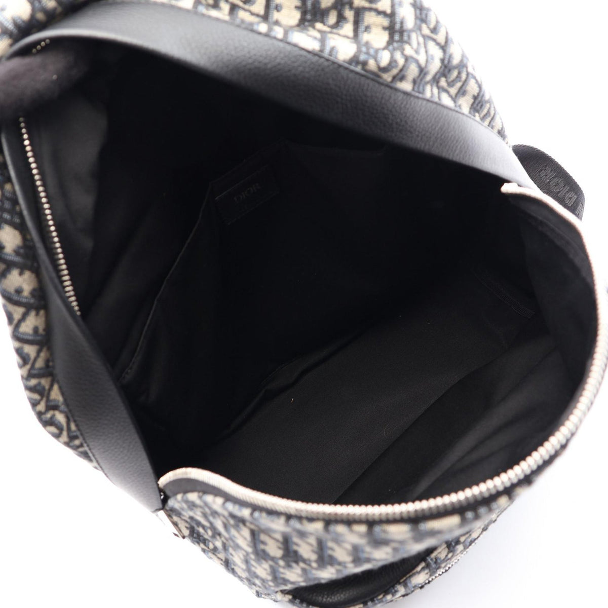 Dior Oblique Canvas Rider Backpack — Blue