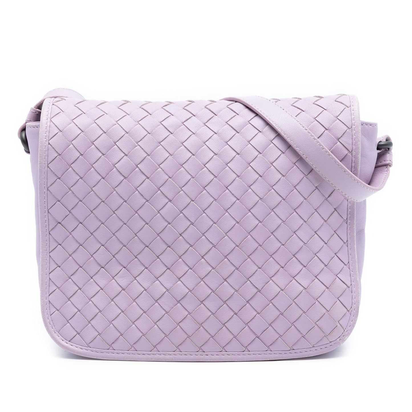 Bottega Veneta Nappa Intrecciato Flap Crossbody