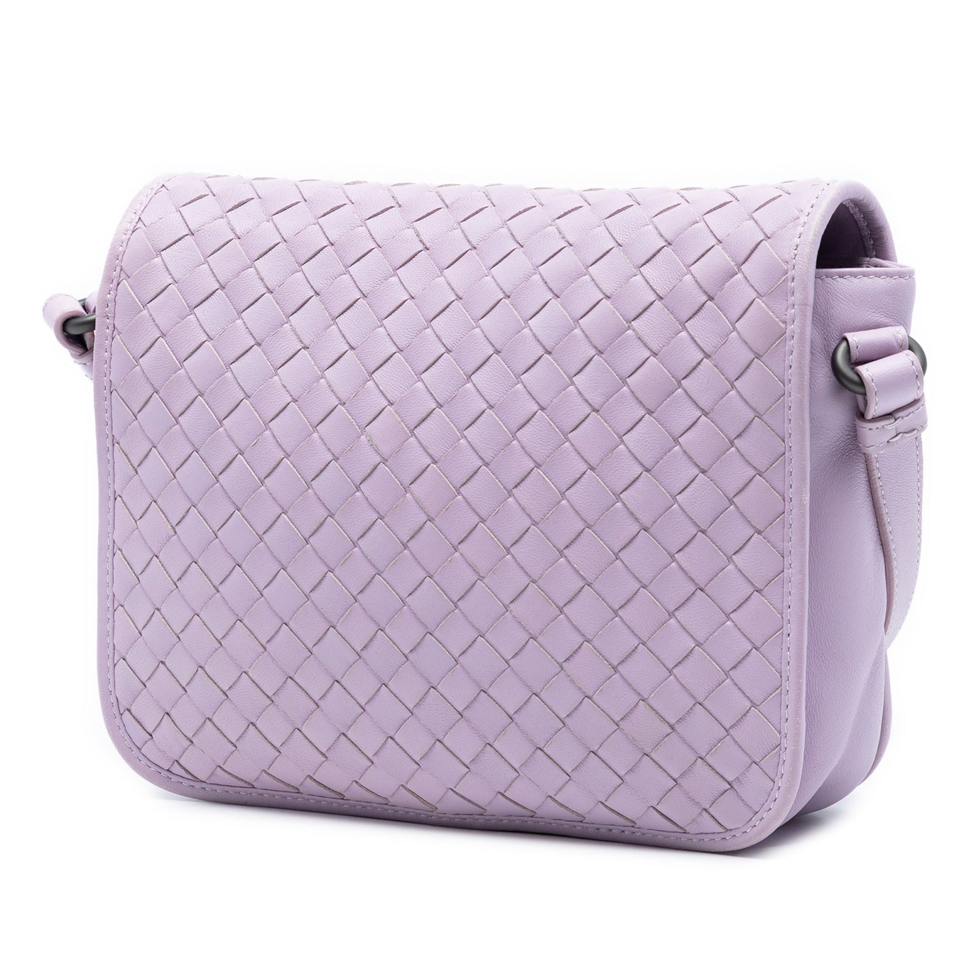 Bottega Veneta Nappa Intrecciato Flap Crossbody