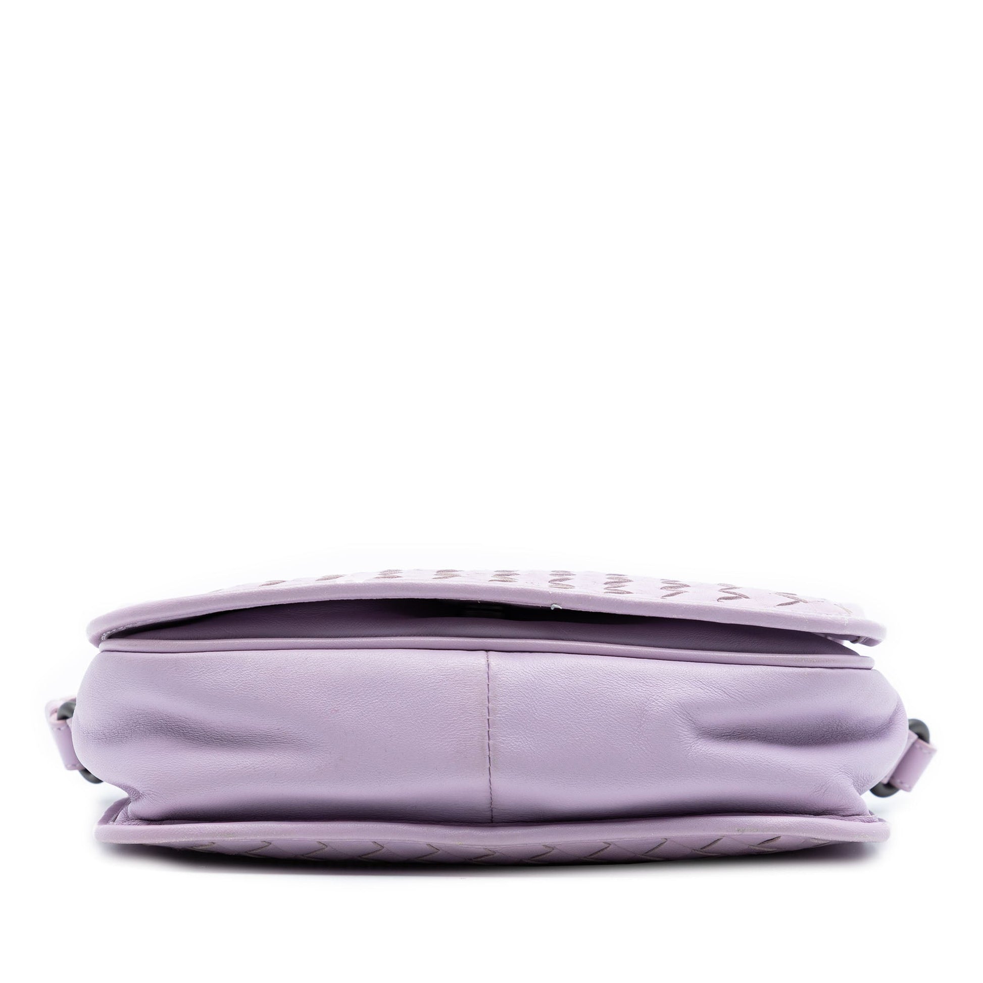 Bottega Veneta Nappa Intrecciato Flap Crossbody