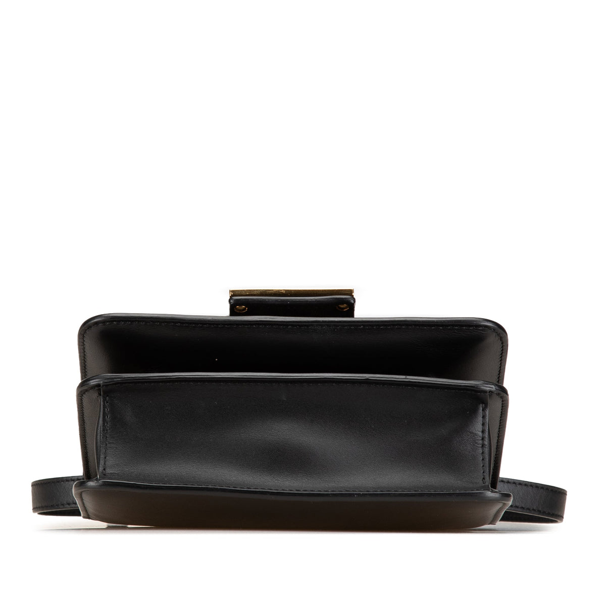 Fendi Leather Crystal Fab Crossbody