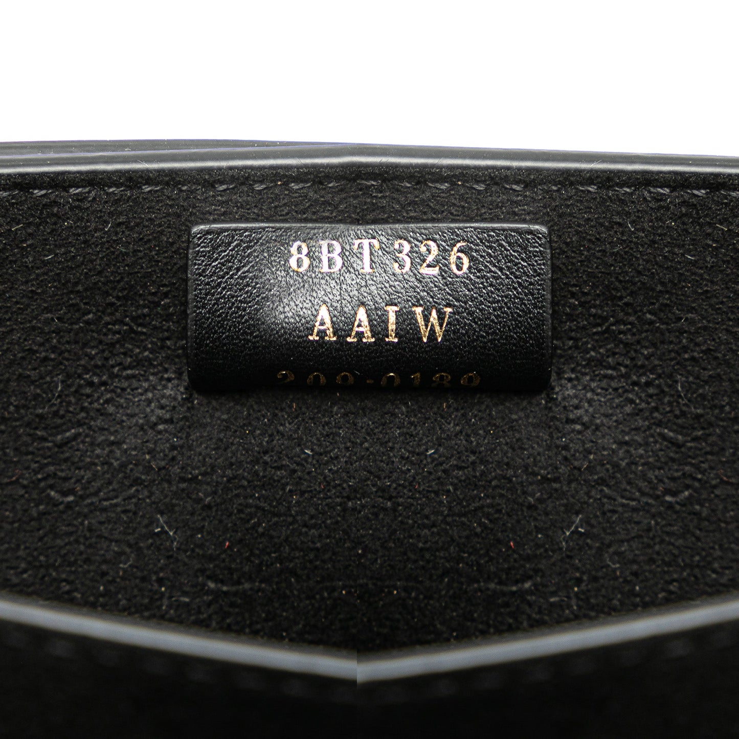 Fendi Leather Crystal Fab Crossbody