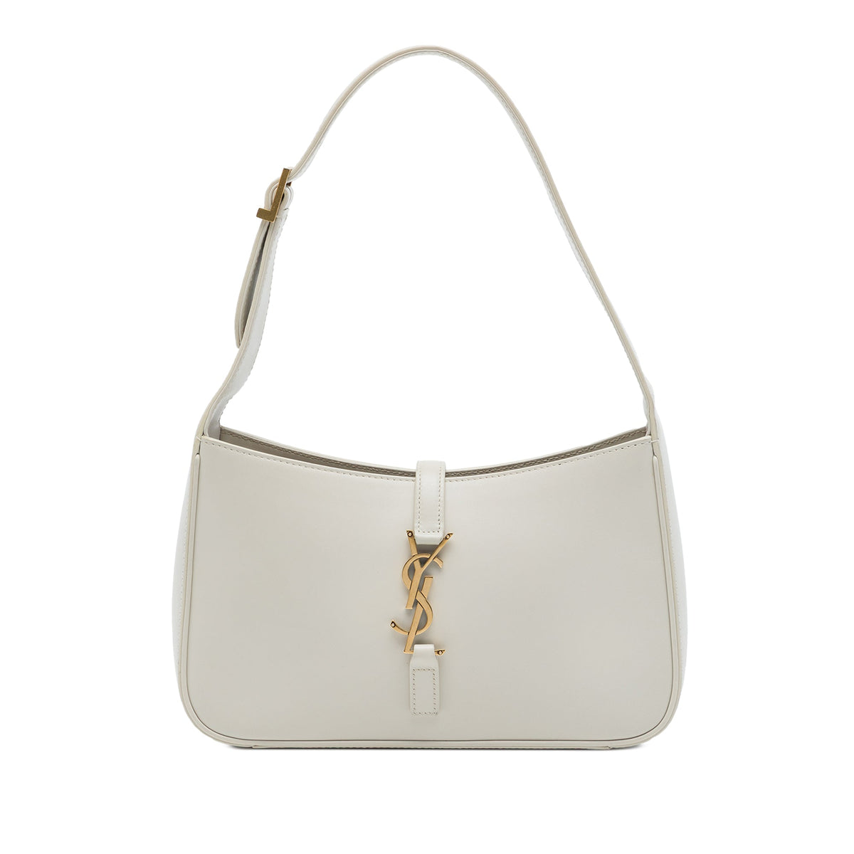 Saint Laurent Smooth Calfskin Le 5 a 7 — White