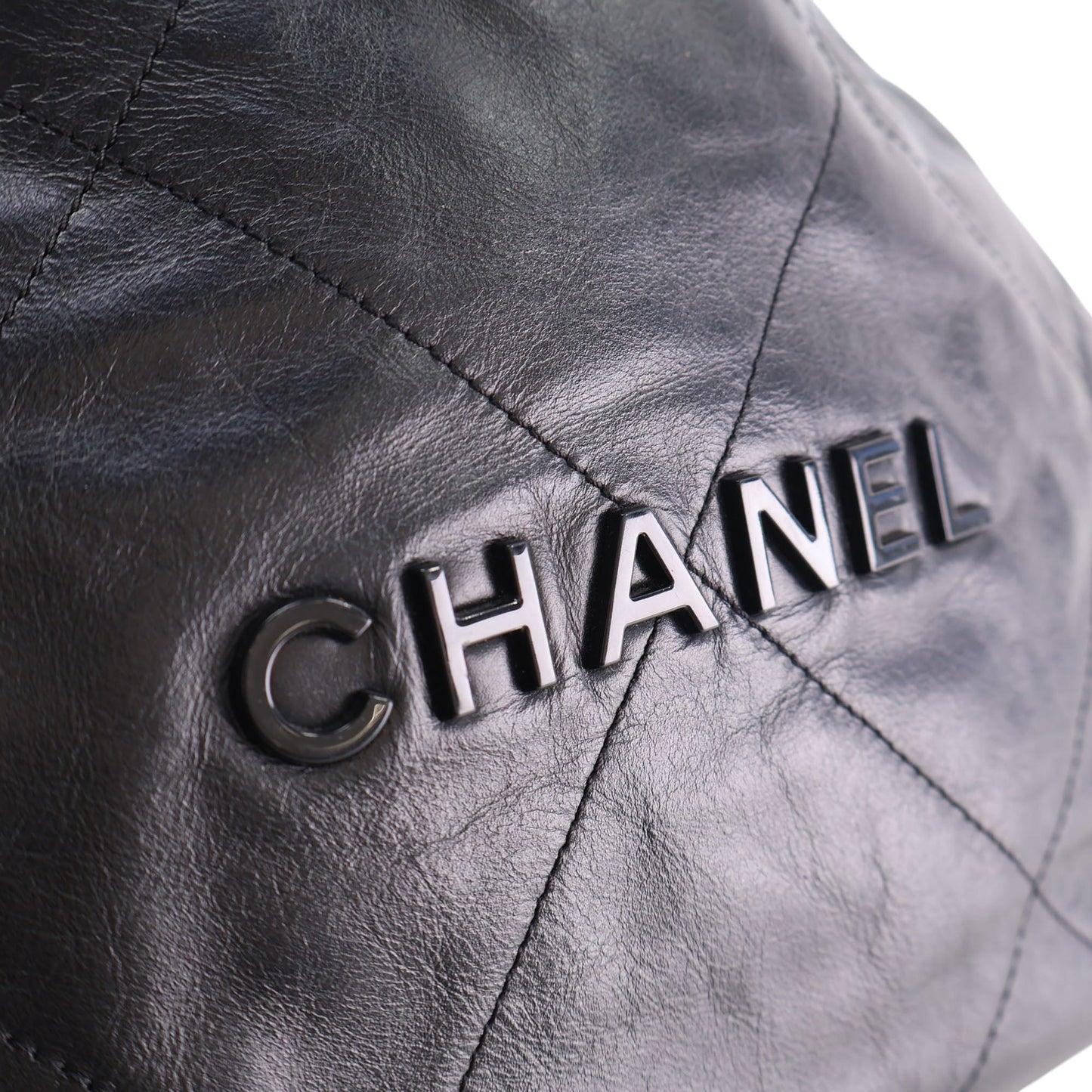 Chanel Large Quilted Shiny Calfskin 22 Backpack