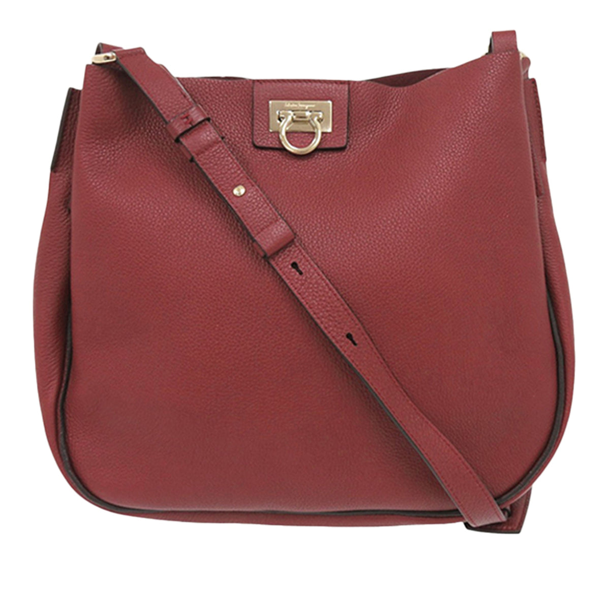 Ferragamo Leather Gancini Crossbody