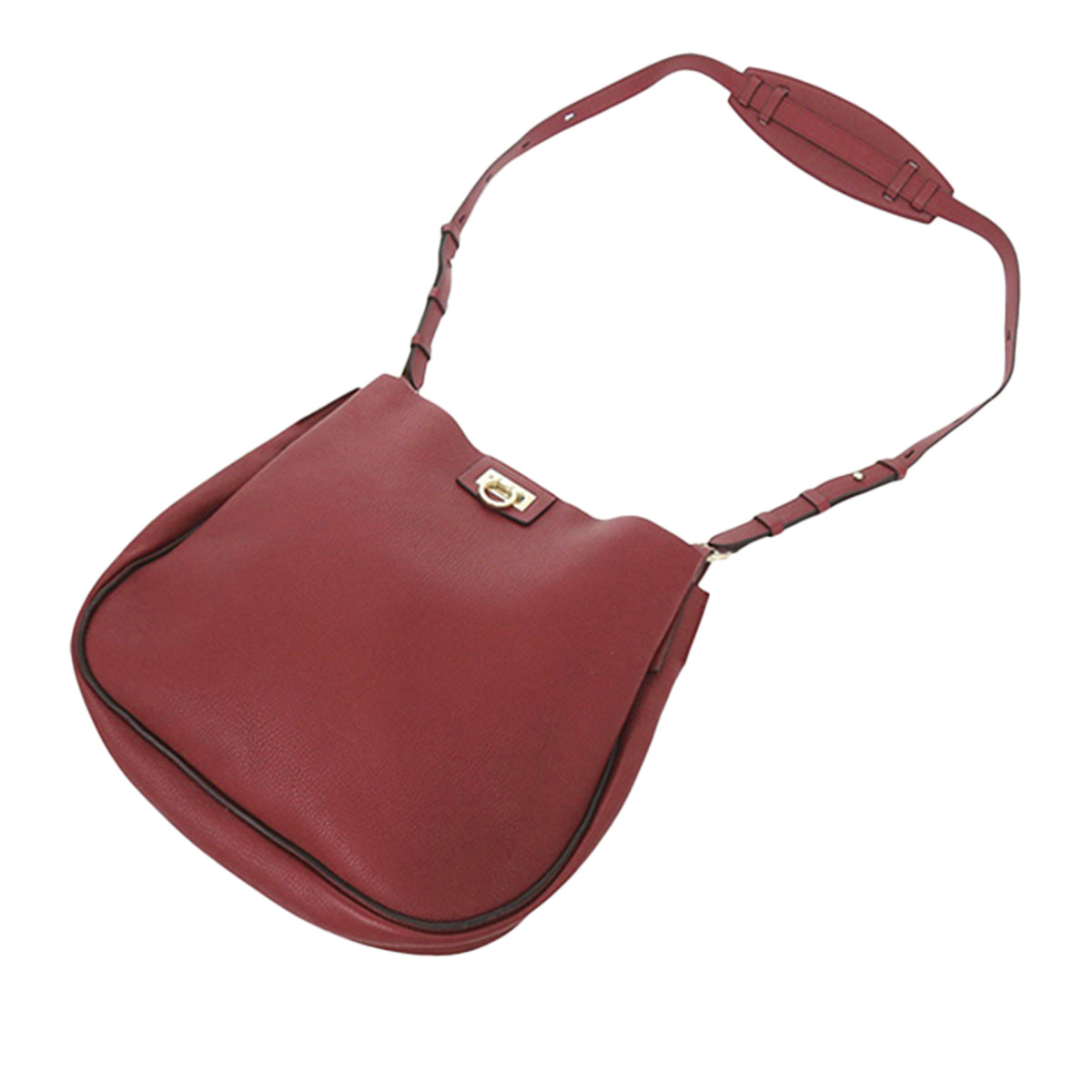 Ferragamo Leather Gancini Crossbody