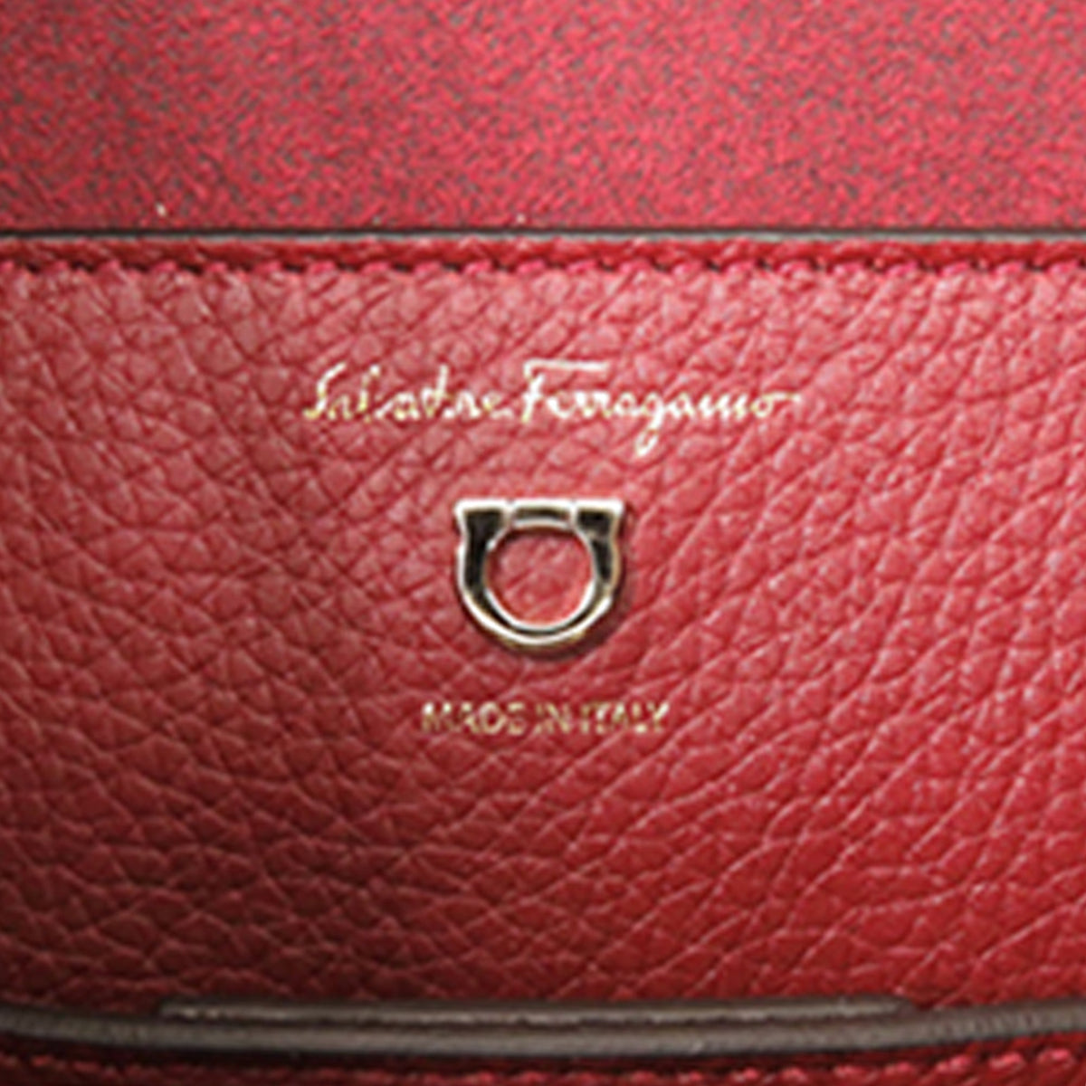Ferragamo Leather Gancini Crossbody