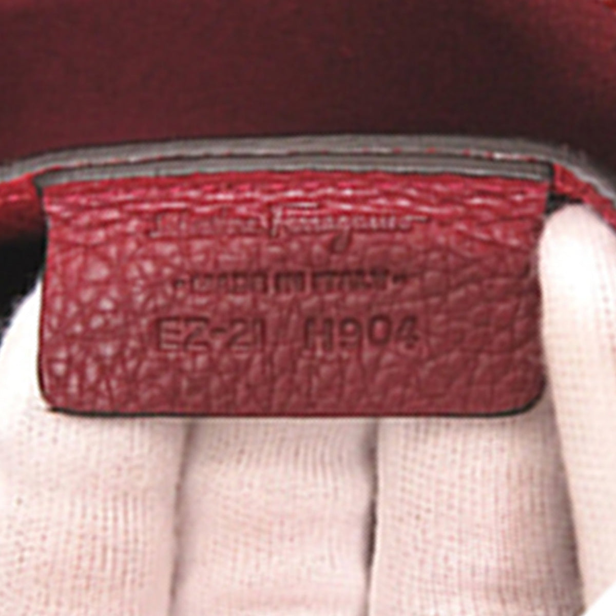 Ferragamo Leather Gancini Crossbody