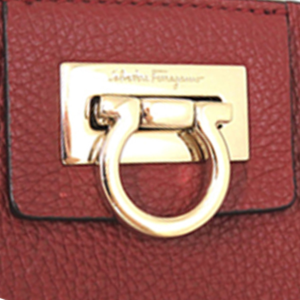 Ferragamo Leather Gancini Crossbody