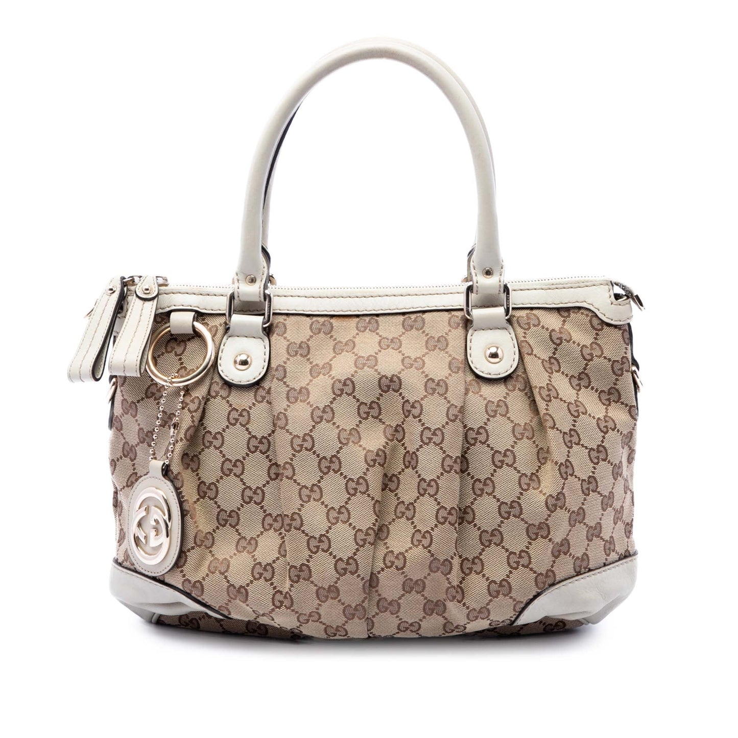 Gucci GG Canvas Sukey Satchel