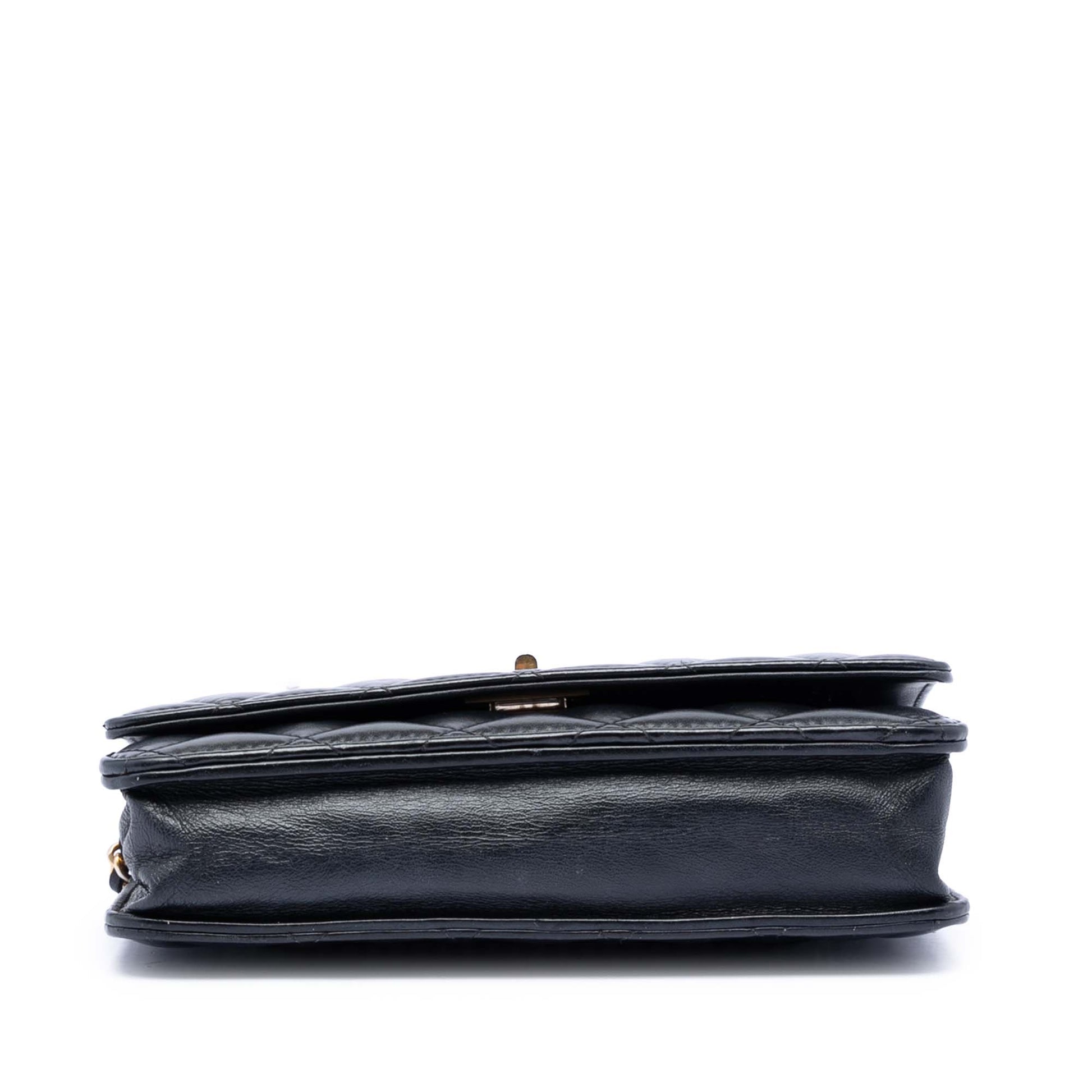 Chanel Quilted Aged Calfskin Reissue 2.55 Wallet on Chain