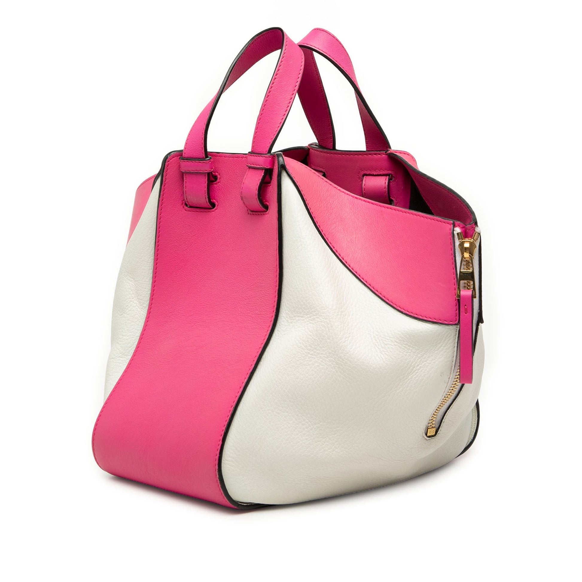 LOEWE Small Bicolor Calfskin Hammock Bag