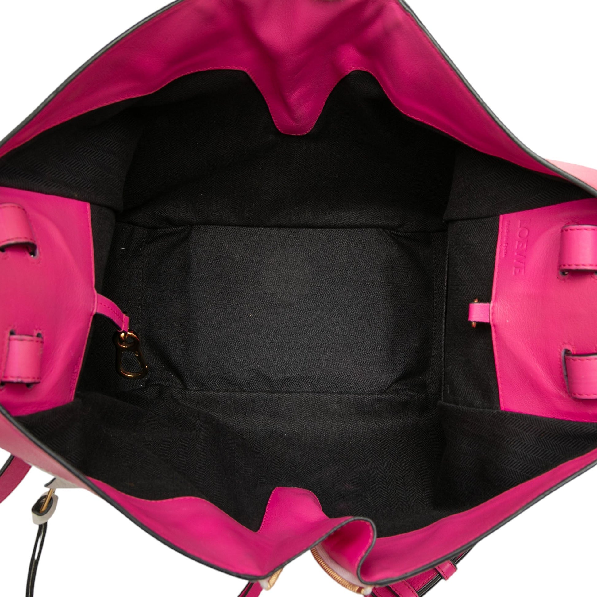LOEWE Small Bicolor Calfskin Hammock Bag