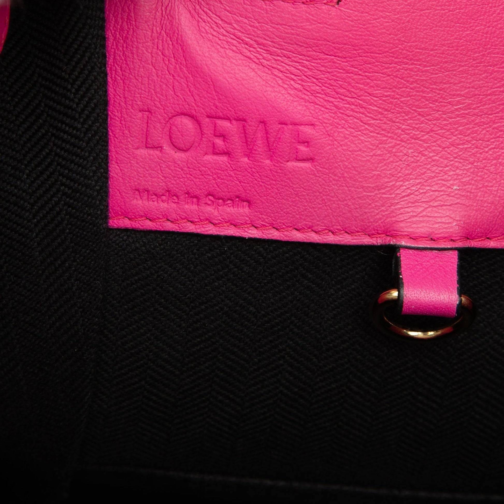 LOEWE Small Bicolor Calfskin Hammock Bag