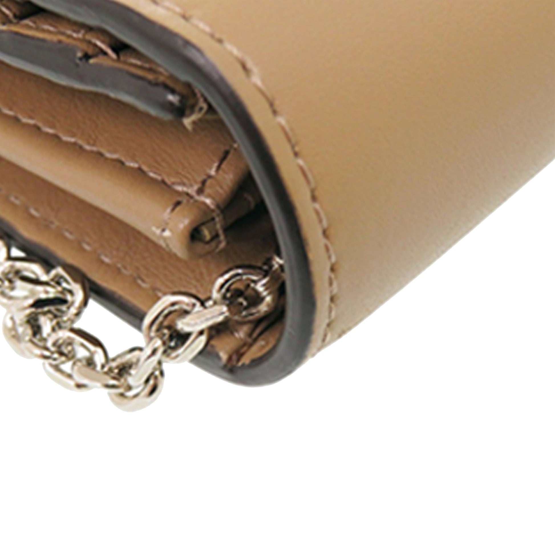 Fendi Vitello Liberty Studded Continental Wallet with Chain