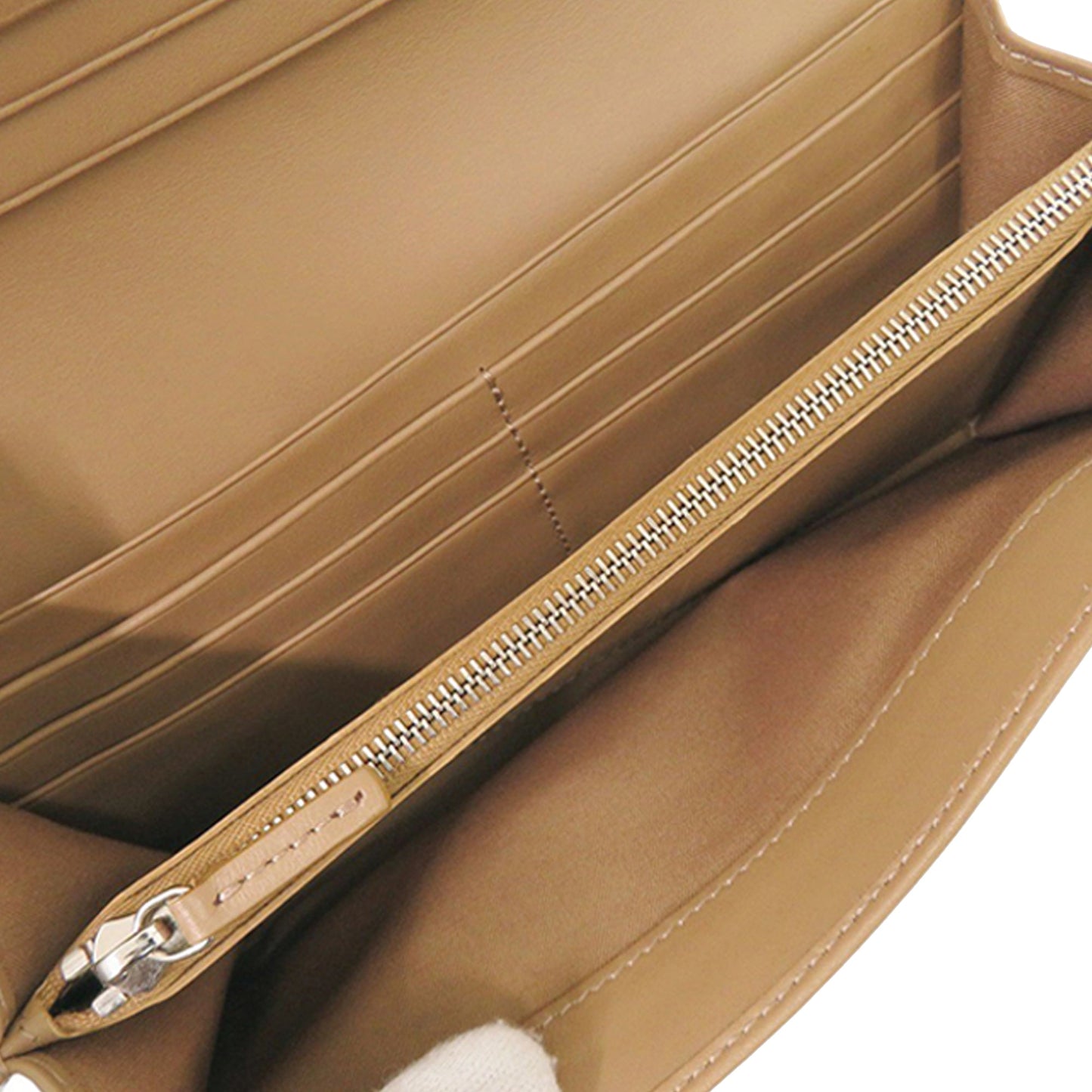 Fendi Vitello Liberty Studded Continental Wallet with Chain