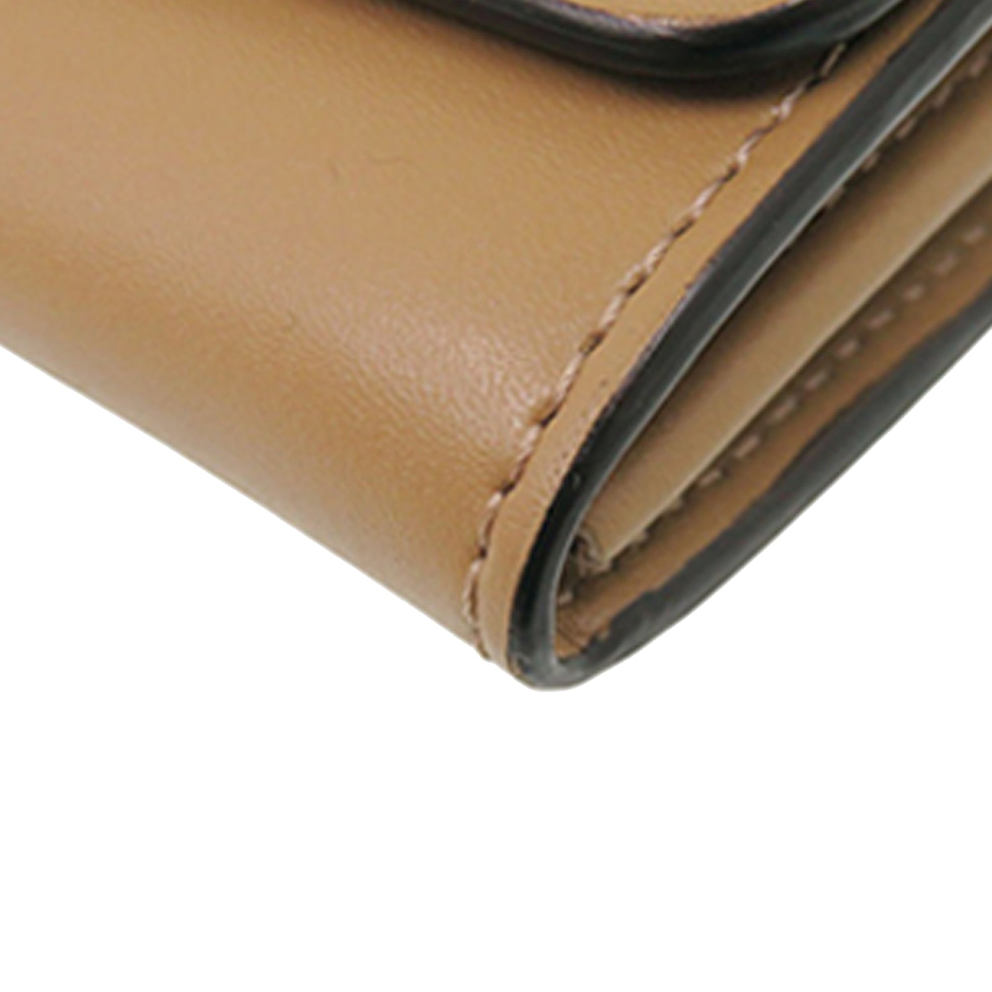 Fendi Vitello Liberty Studded Continental Wallet with Chain
