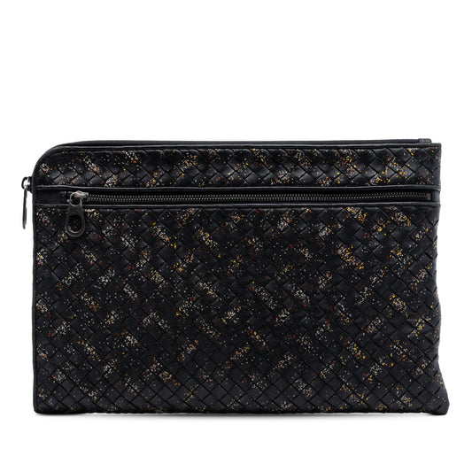 Bottega Veneta Nappa Intrecciato Micro Dot Clutch