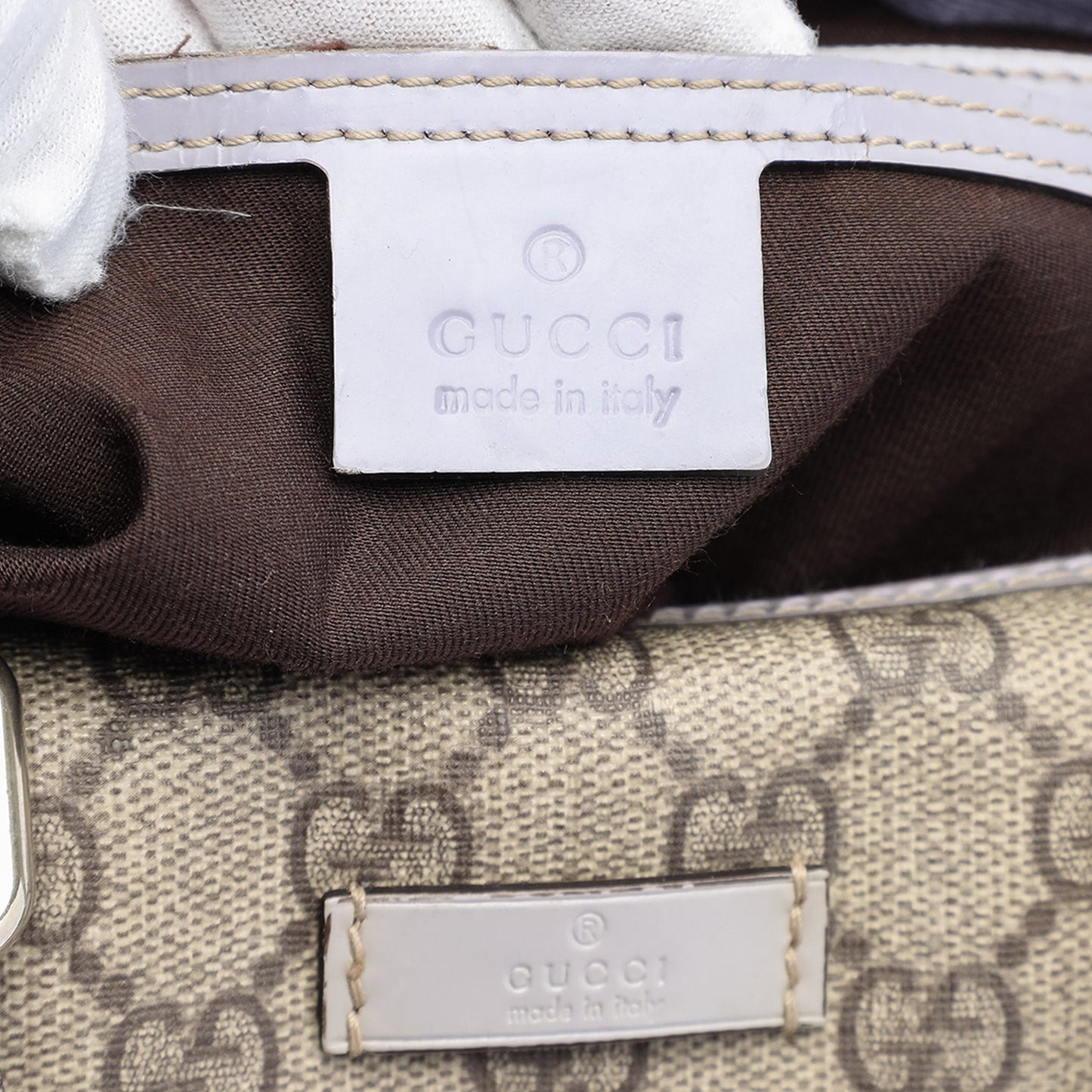 Gucci Medium GG Supreme Joy Boston Bag