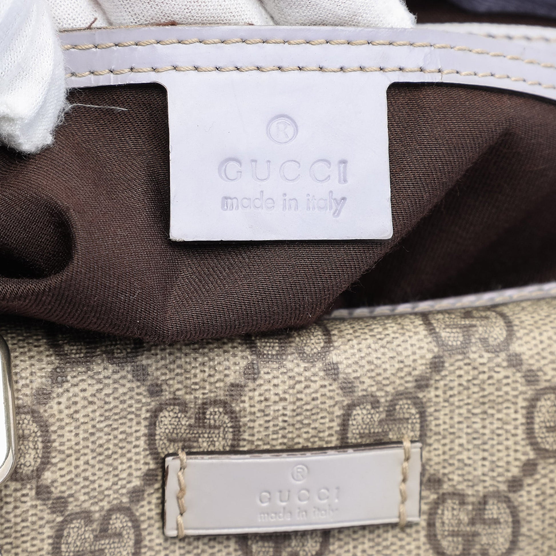 Gucci Medium GG Supreme Joy Boston Bag