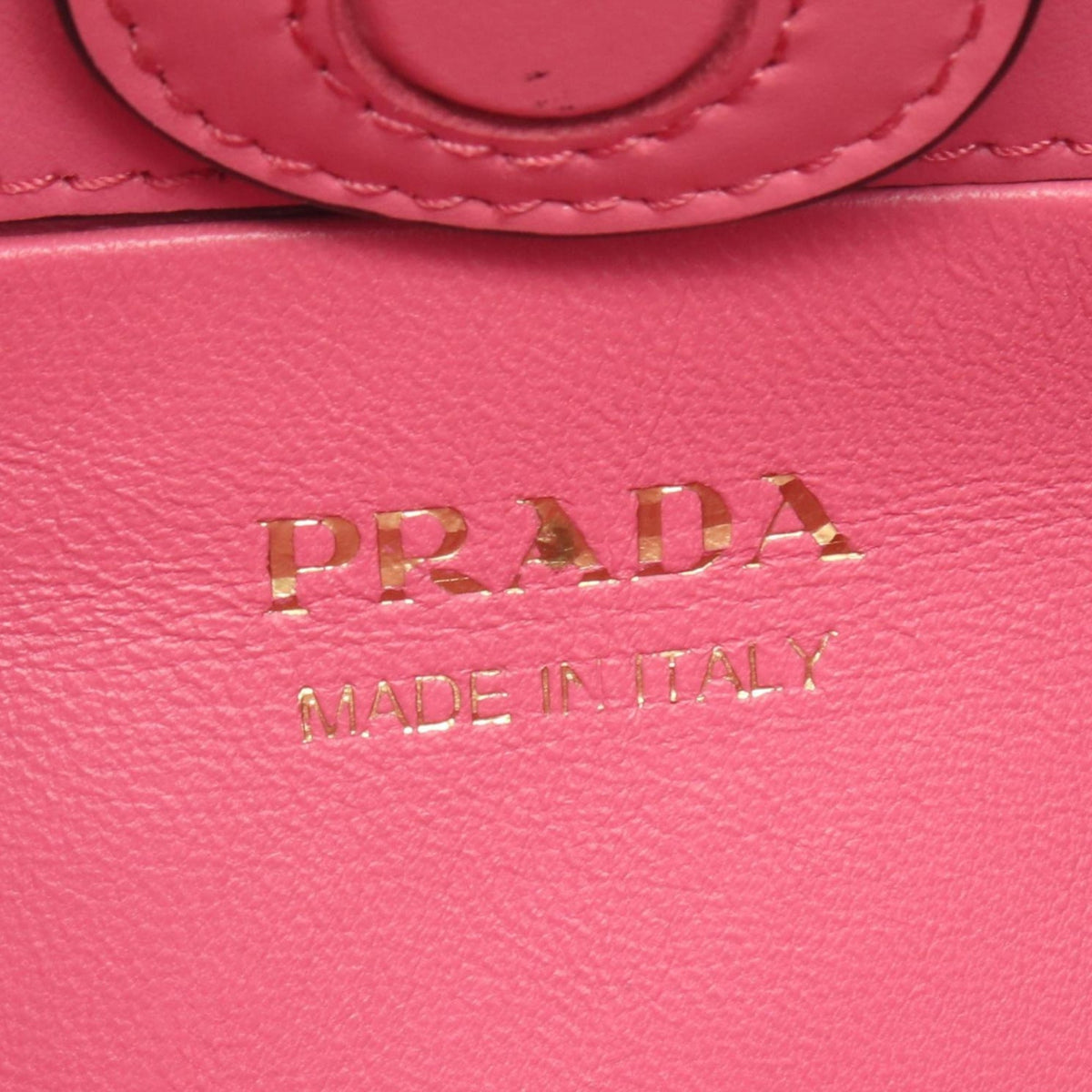 Prada Spazzolato Leather Cleo Shoulder Bag