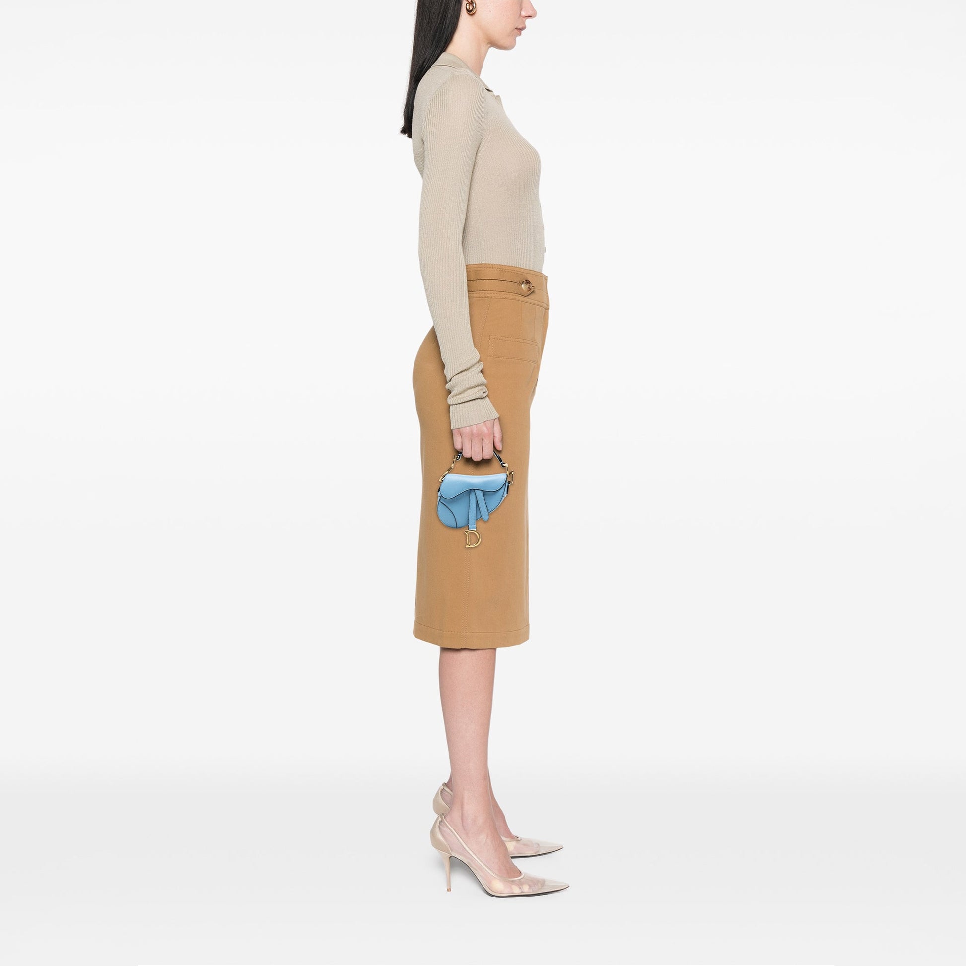 Dior Micro Goatskin Saddle Bag