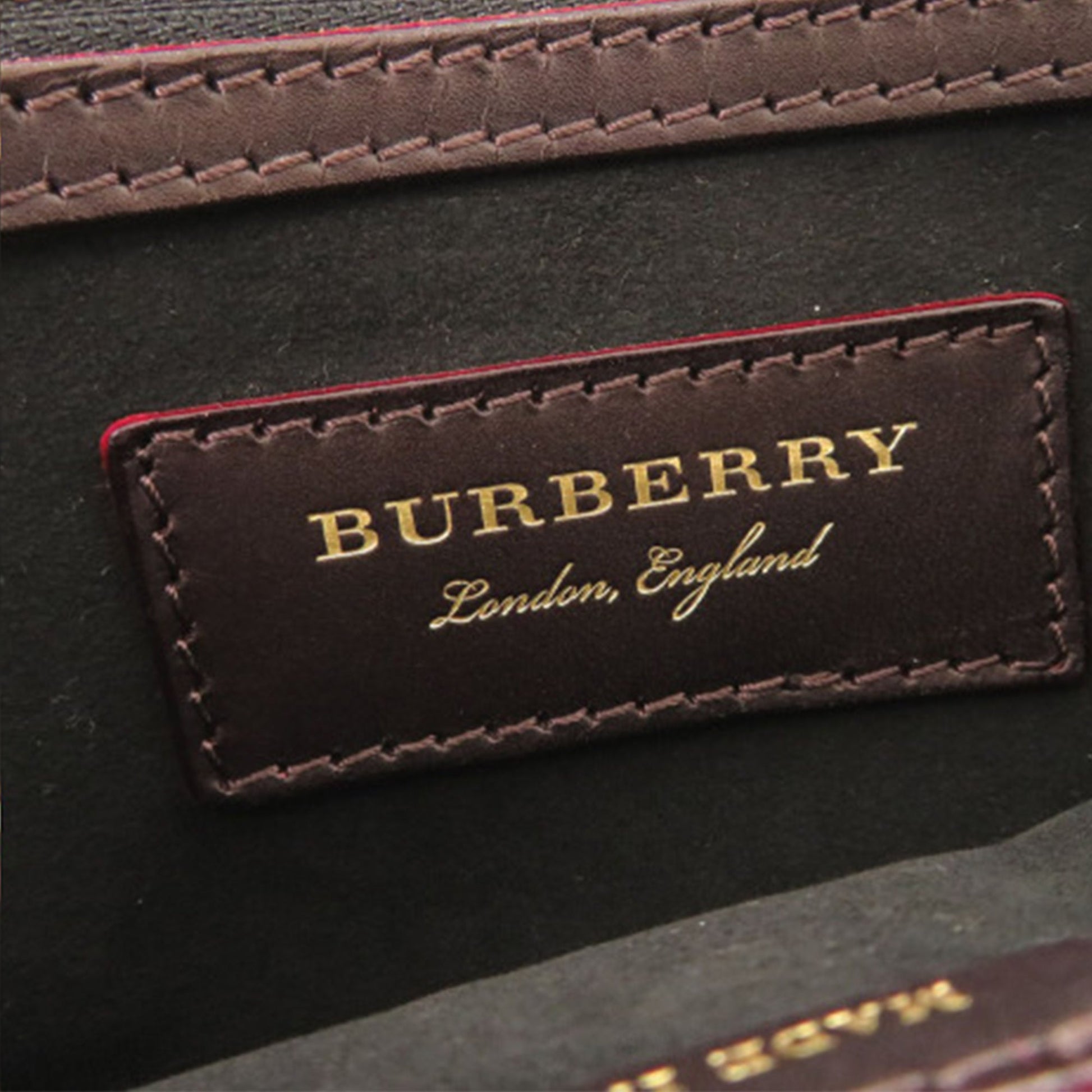 Burberry Leather Bridle Crossbody